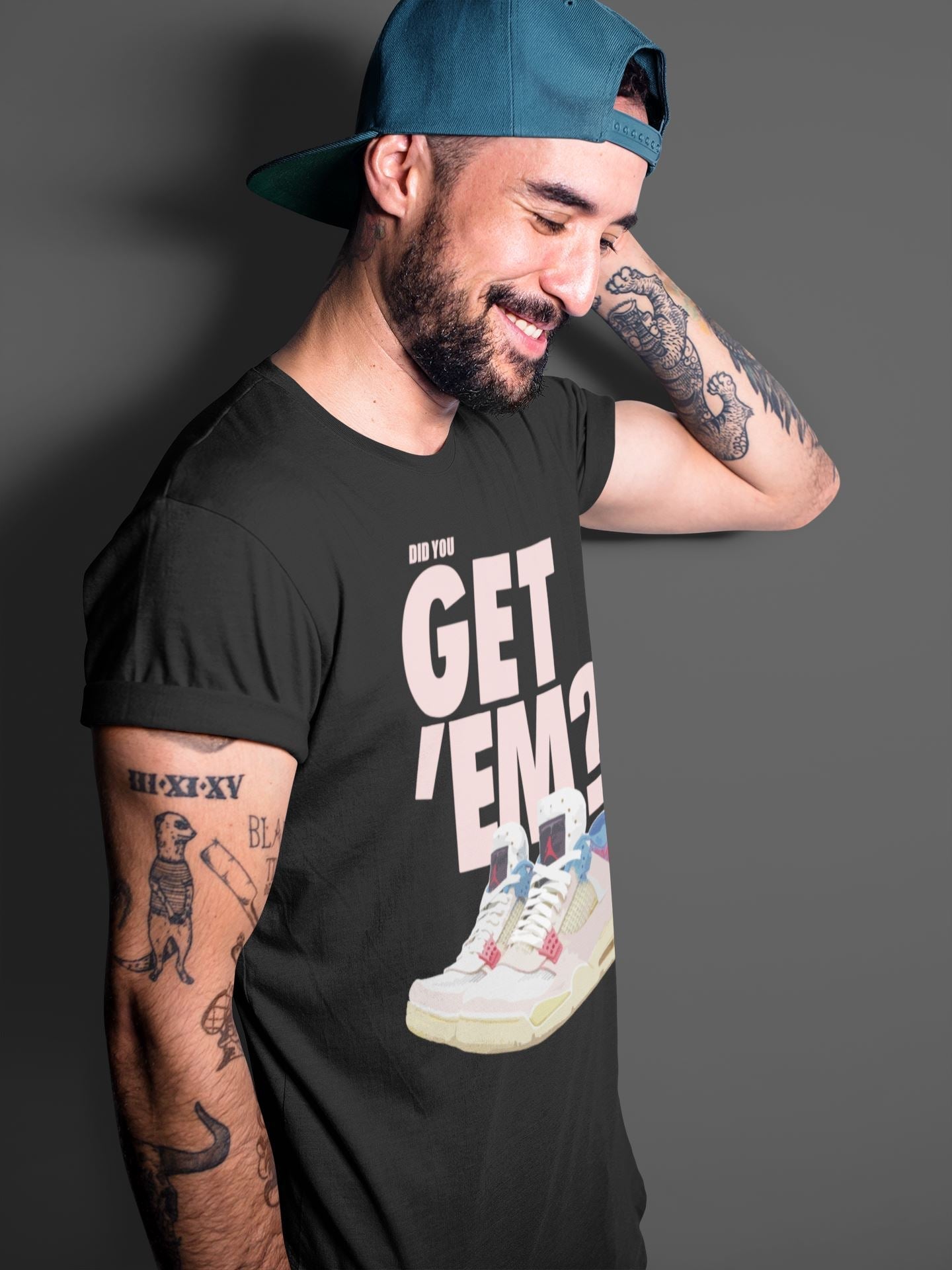 Did You Get 'Em Unisex Tops - Air Jordan 4 Union Guava Ice