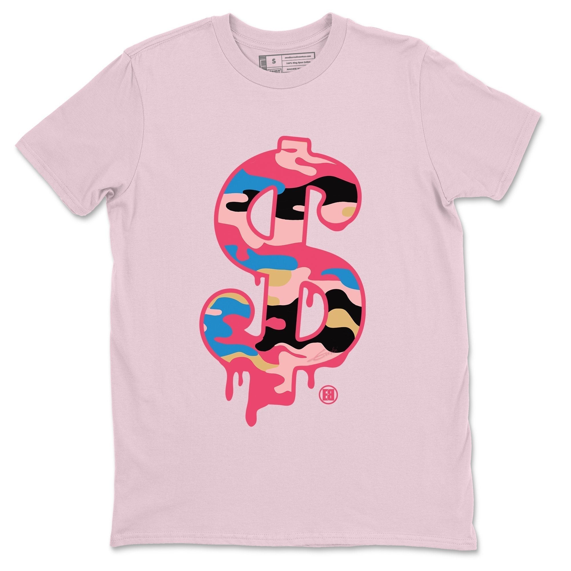 Dollar Camo Unisex Tops - Air Jordan 4 Union Guava Ice