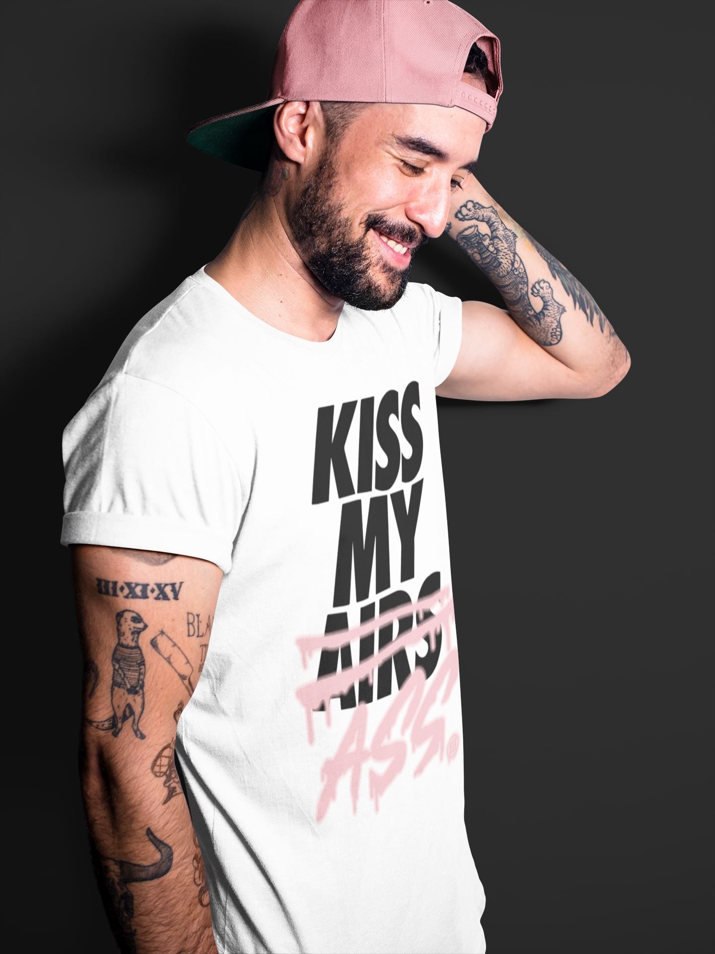 Kiss My Ass Unisex Tops - Air Jordan 4 Union Guava Ice