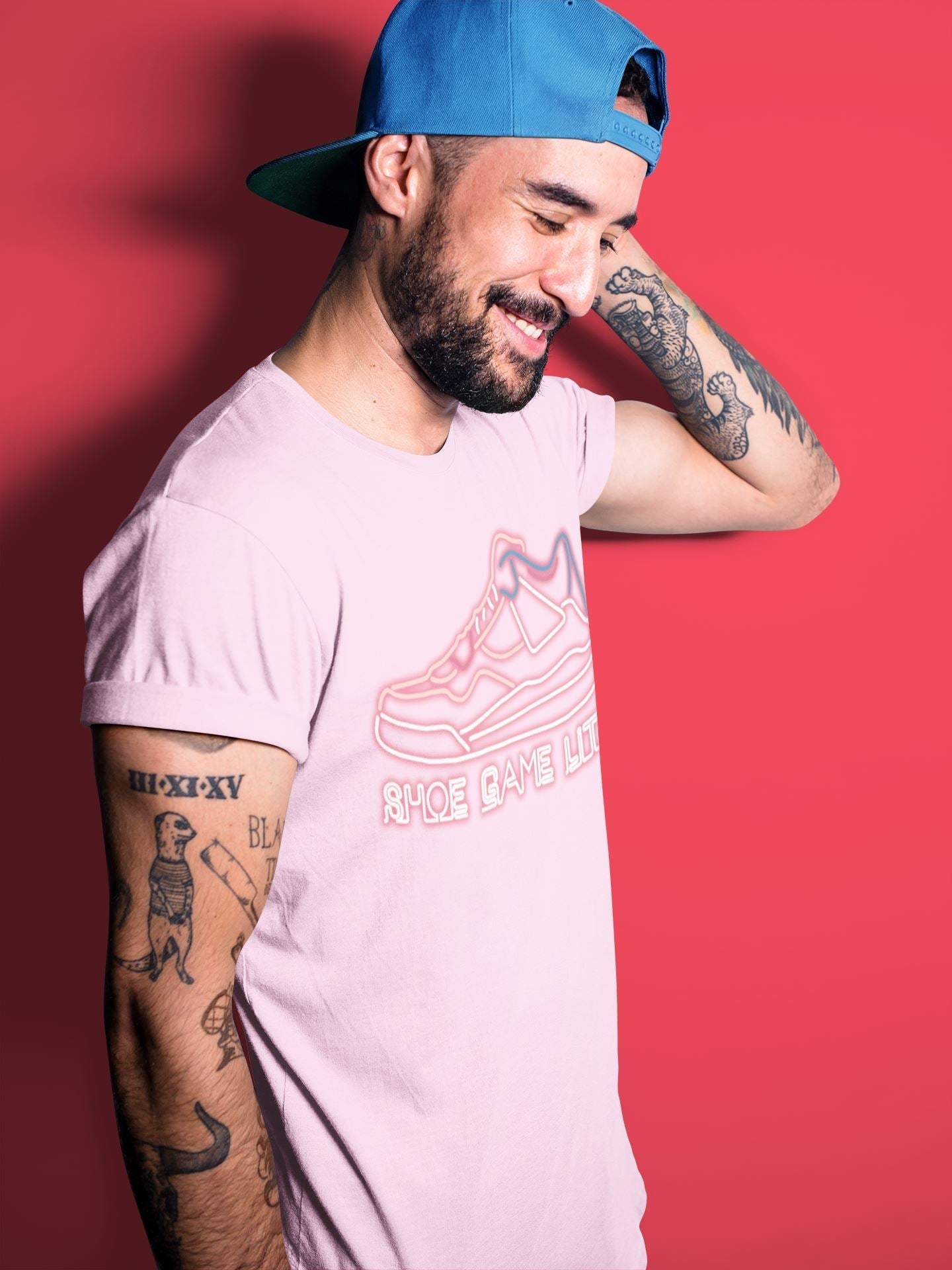 Shoe Game Lit Unisex Tops - Air Jordan 4 Union Guava Ice