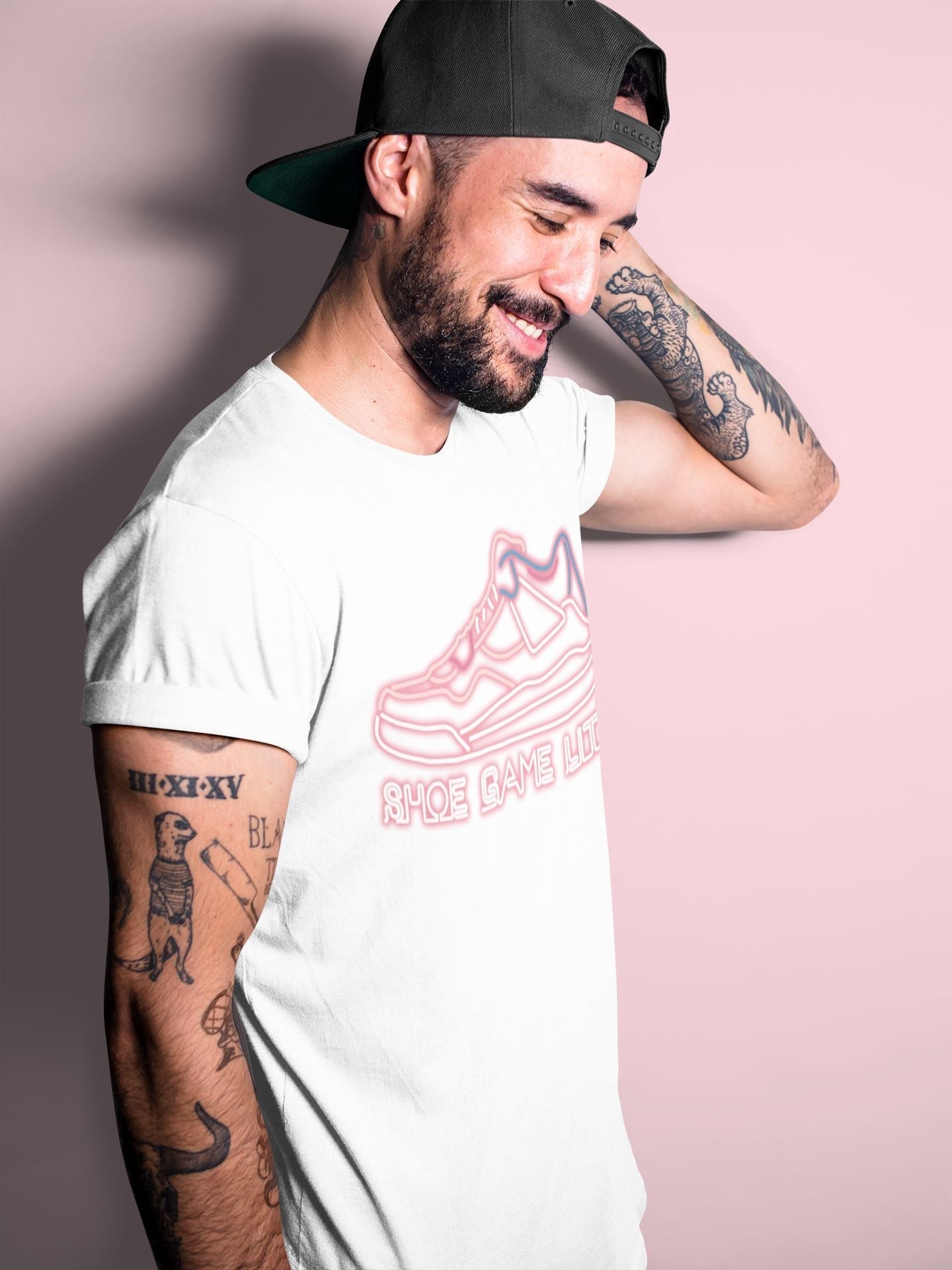 Shoe Game Lit Unisex Tops - Air Jordan 4 Union Guava Ice