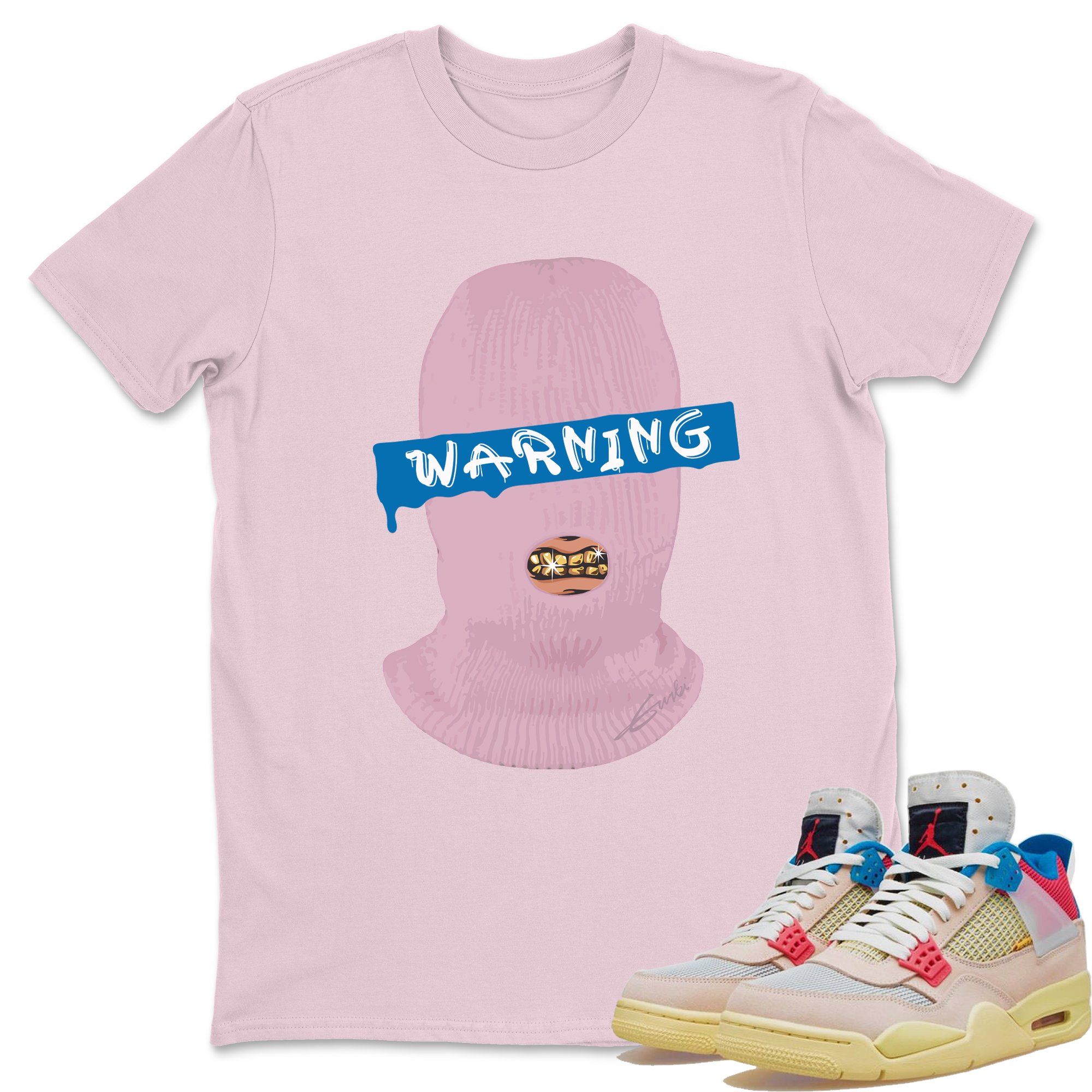 Warning Unisex Tops - Air Jordan 4 Union Guava Ice