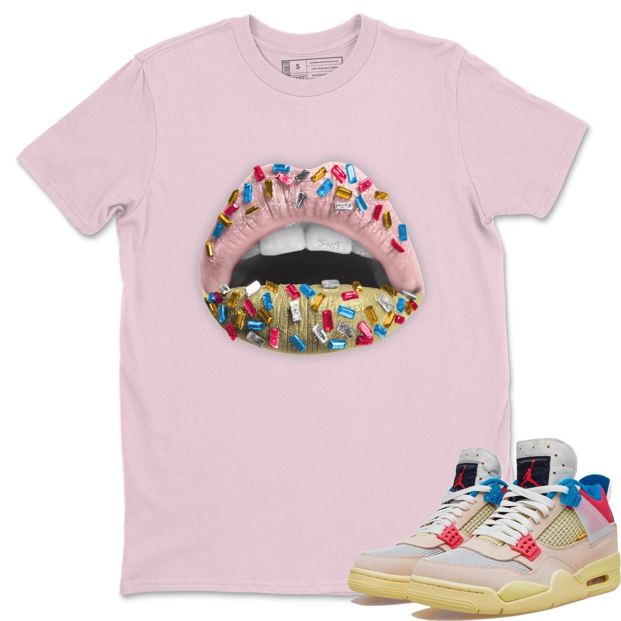 Lips Jewel Unisex Tops - Air Jordan 4 Union Guava Ice