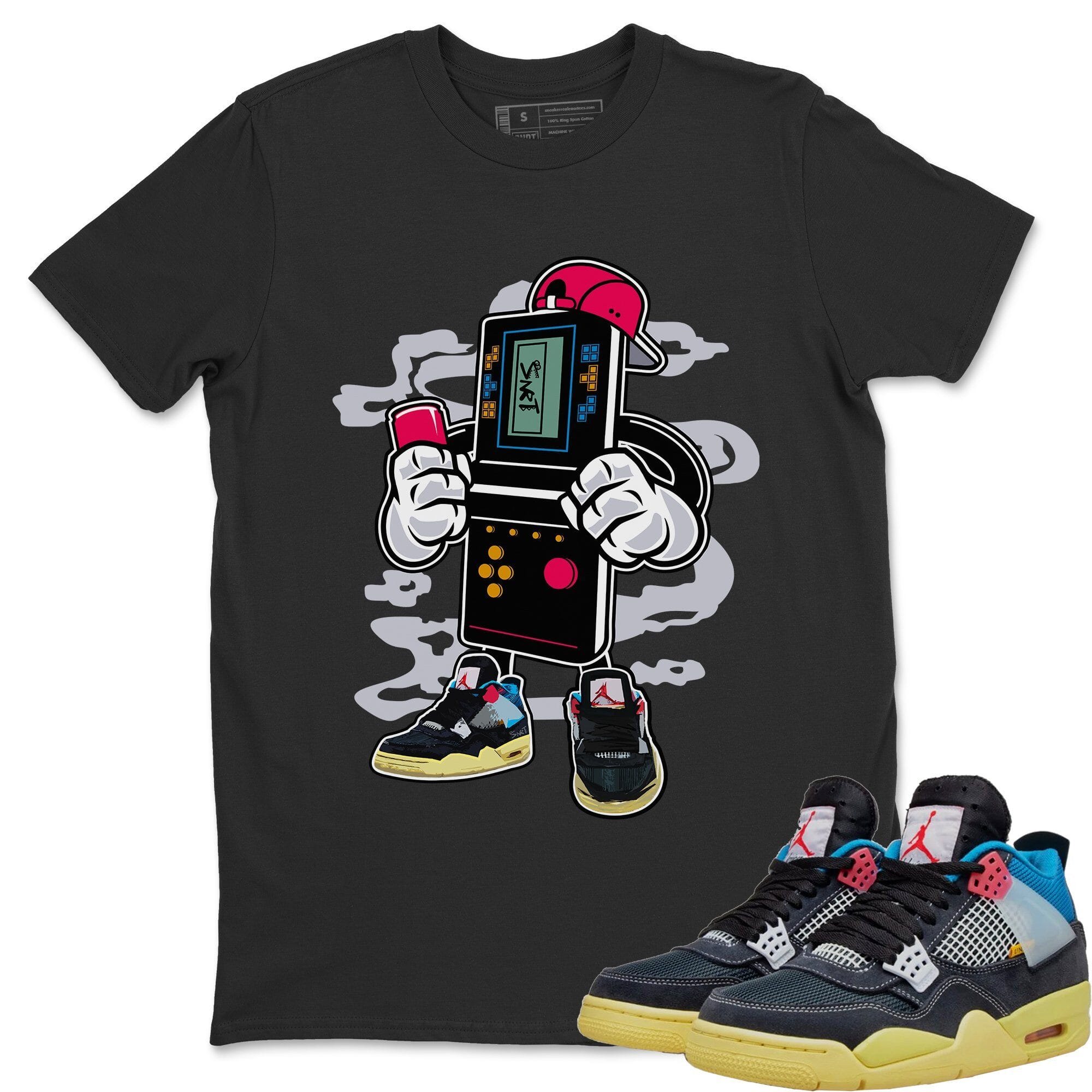 Game Boy Unisex Tops - Air Jordan 4 Union Off Noir