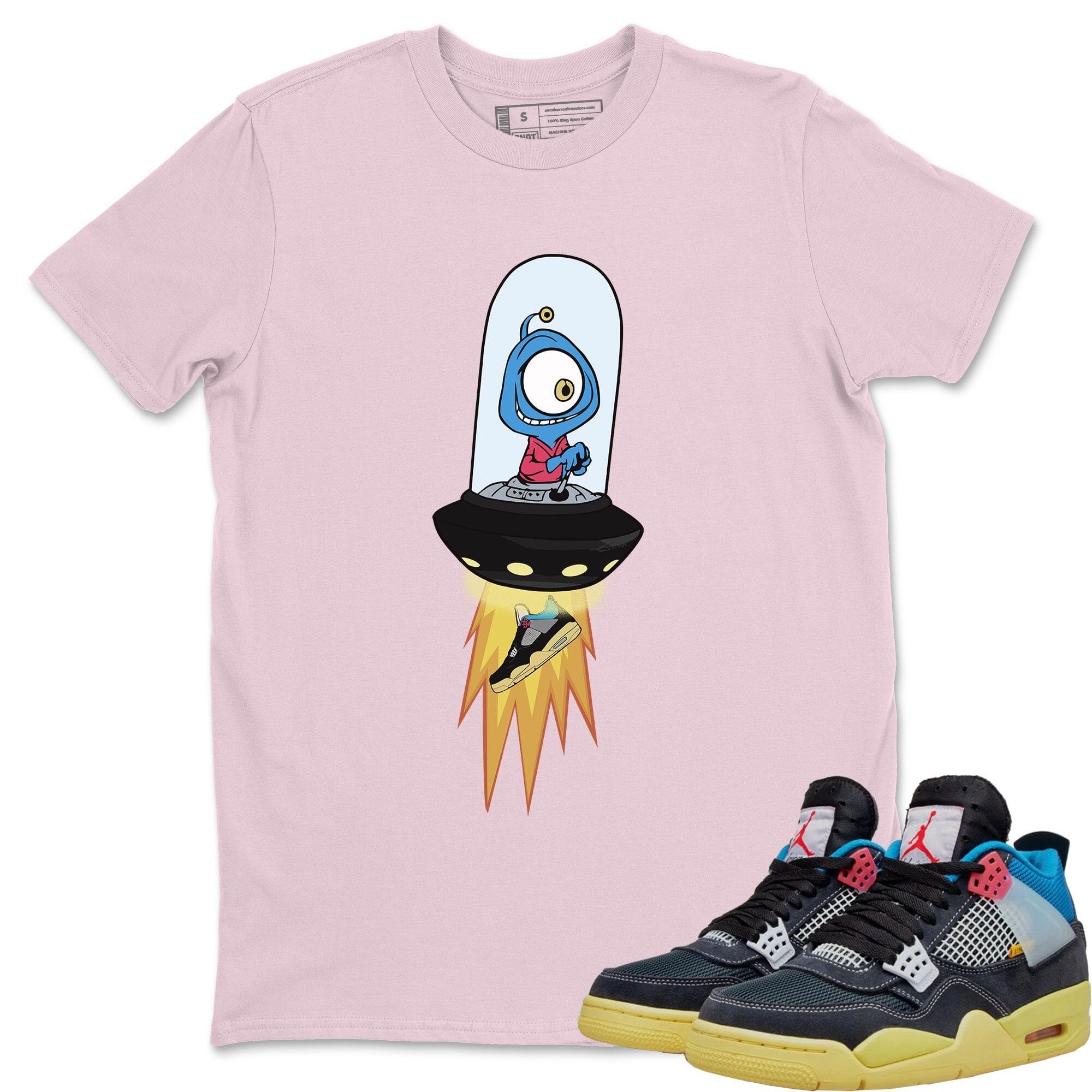 Alien Unisex Tops - Air Jordan 4 Union Off Noir