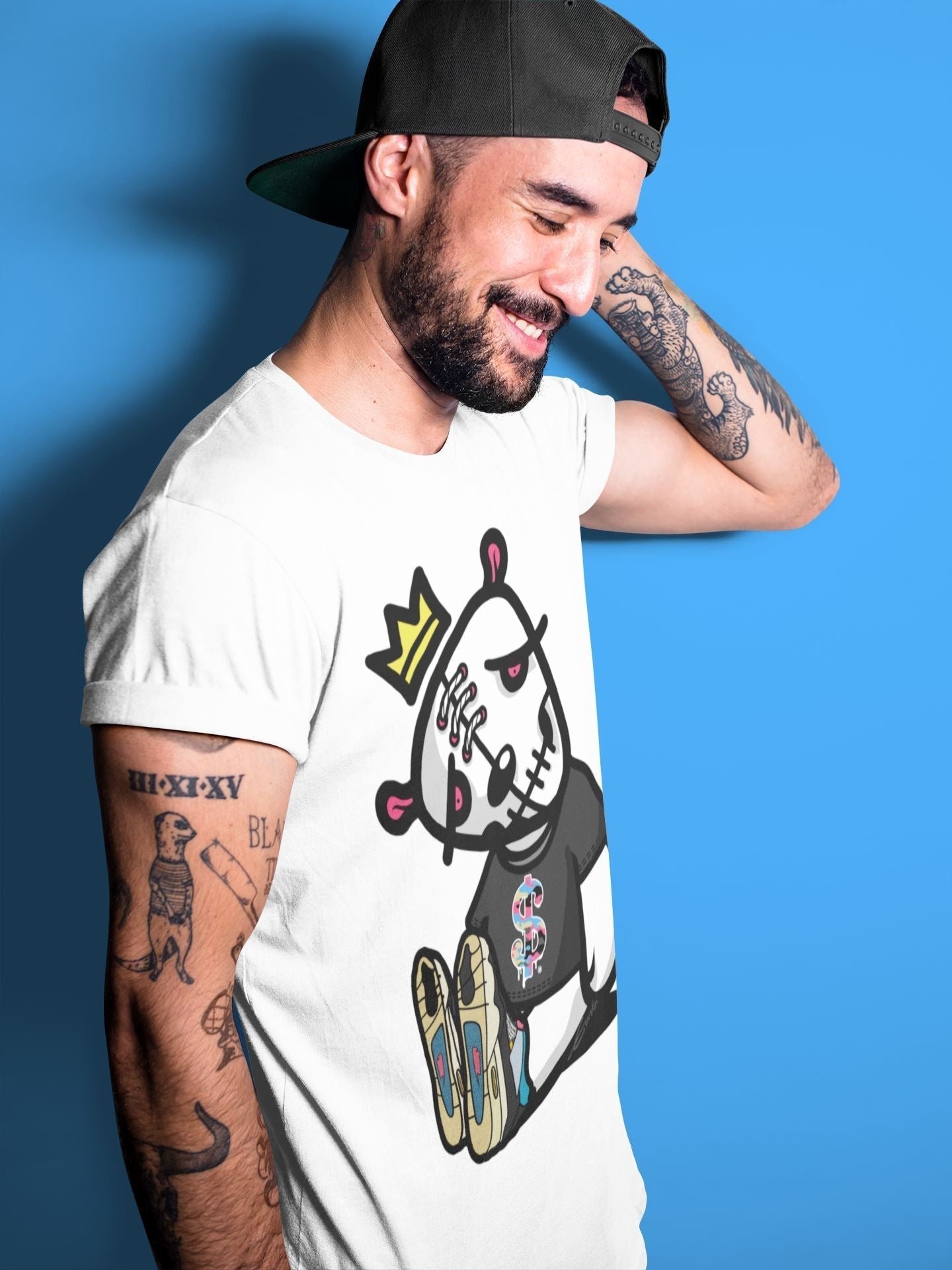Dead Dolls Unisex Tops - Air Jordan 4 Union Off Noir
