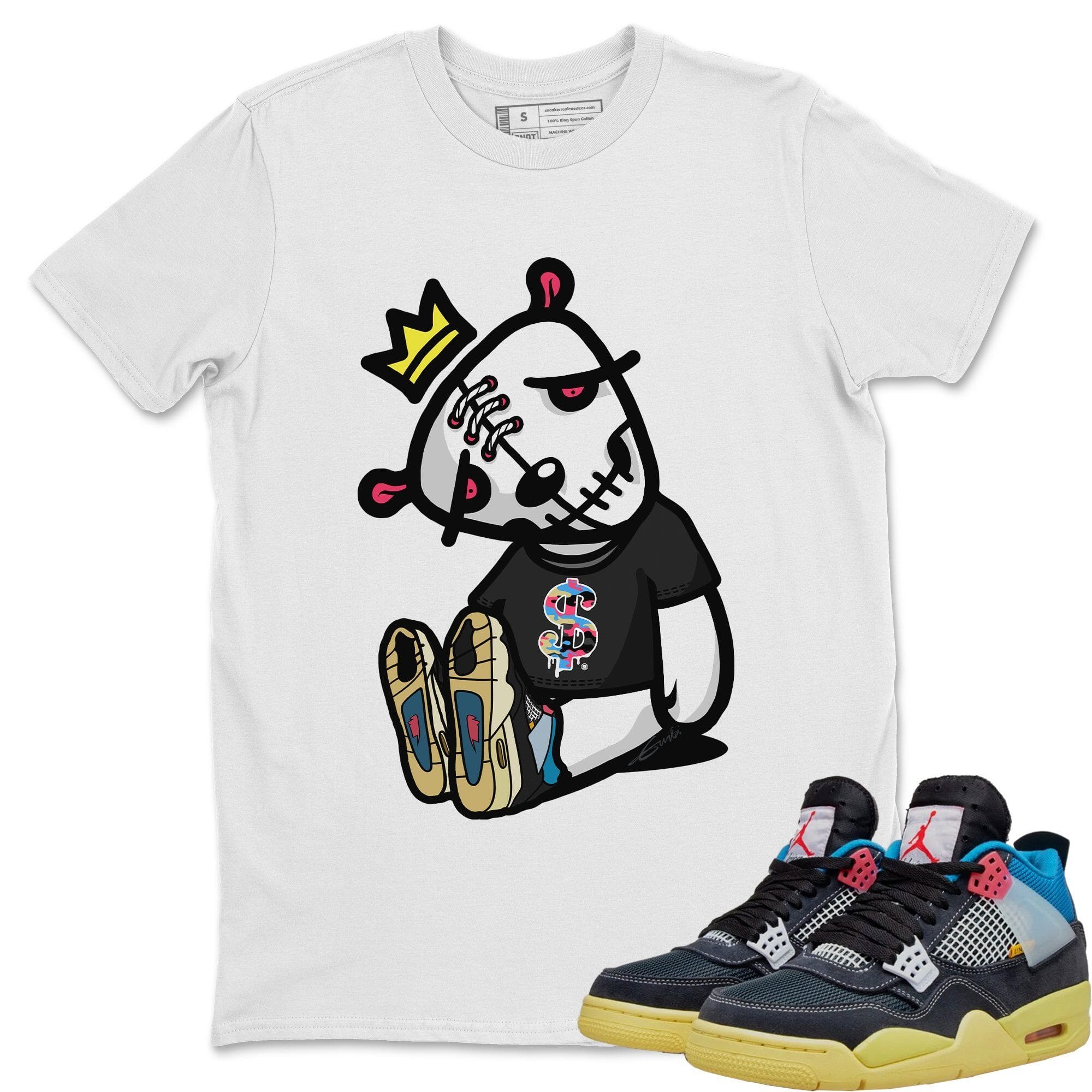 Dead Dolls Unisex Tops - Air Jordan 4 Union Off Noir