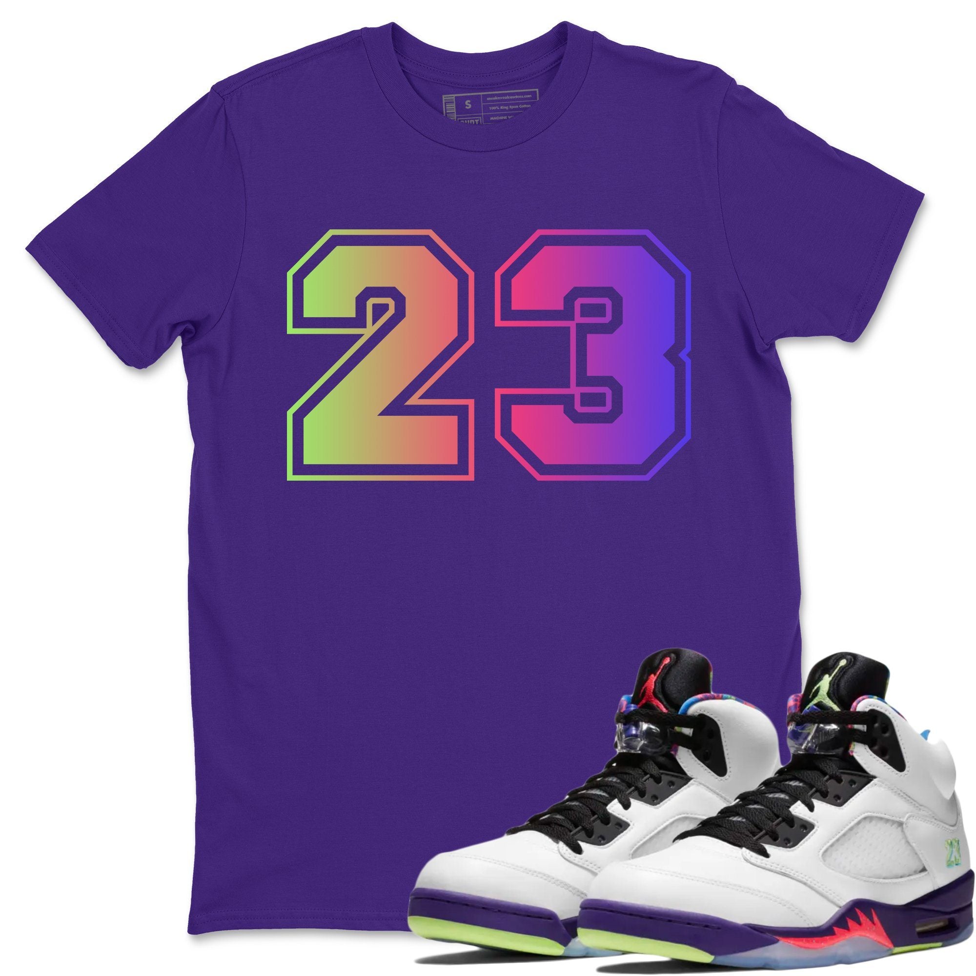 23 Unisex Tops - Air Jordan 5 Ghost Green