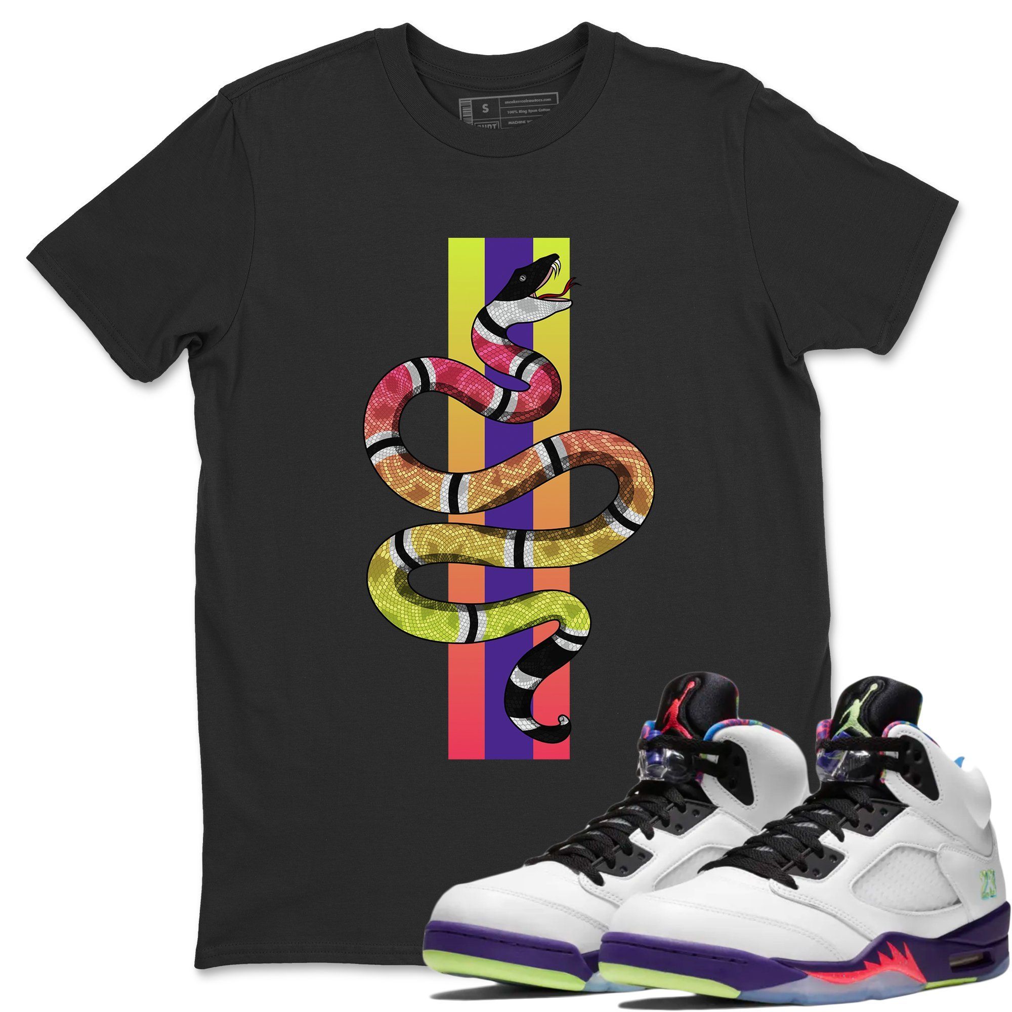 Snake Unisex Tops - Air Jordan 5 Ghost Green
