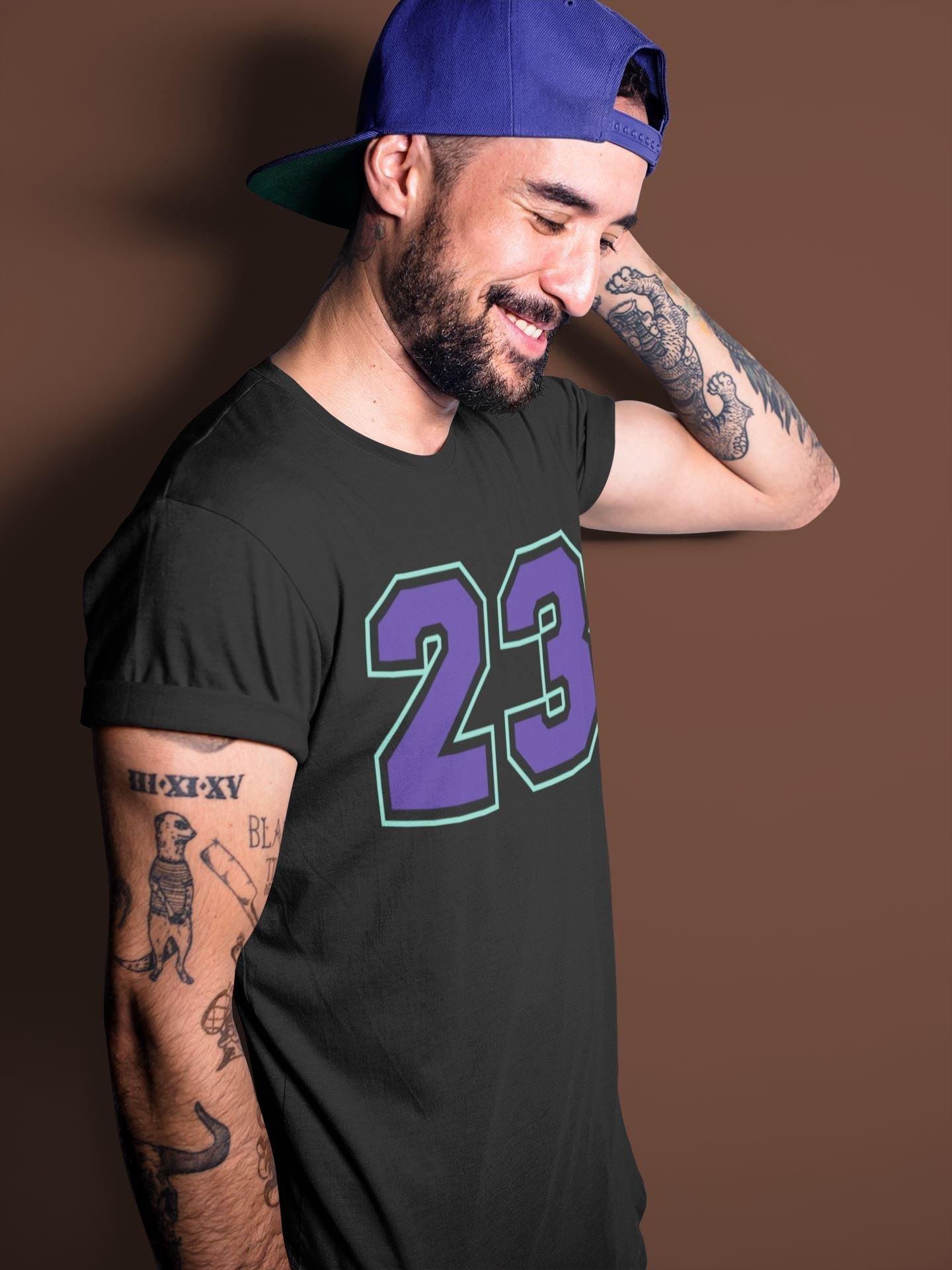23 Unisex Tops - Air Jordan 5 Purple Grape