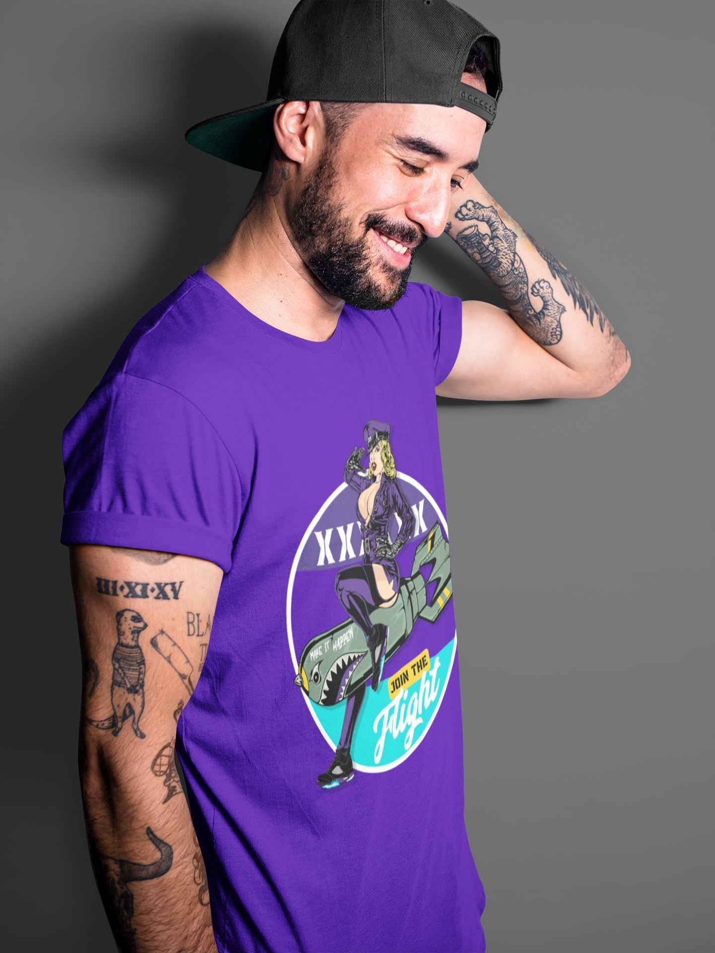 Pin Up Girl Unisex Tops - Air Jordan 5 Black Grape
