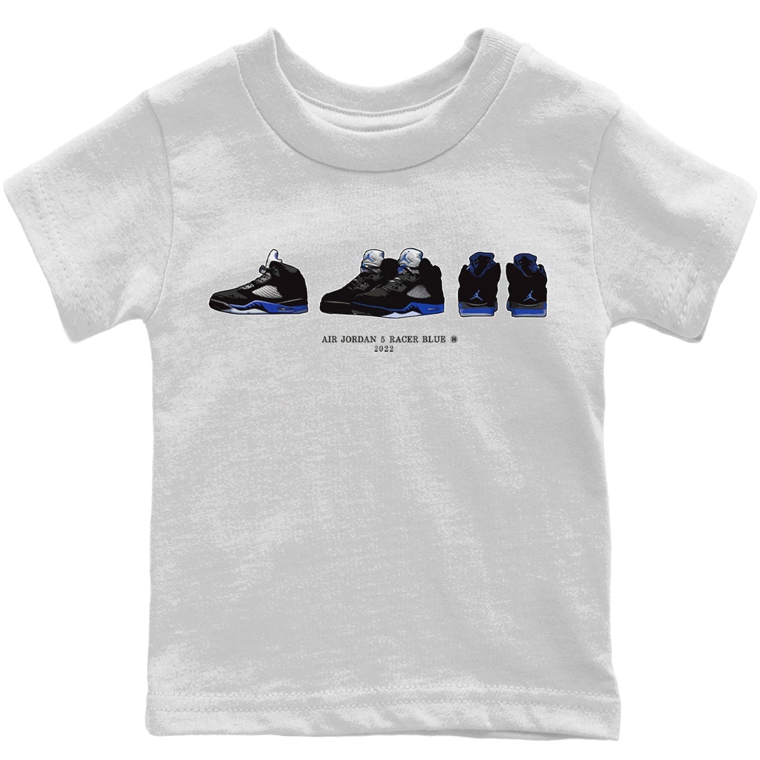 snkmatch Prelude Kids Tops - Air Jordan 5 Racer Blue