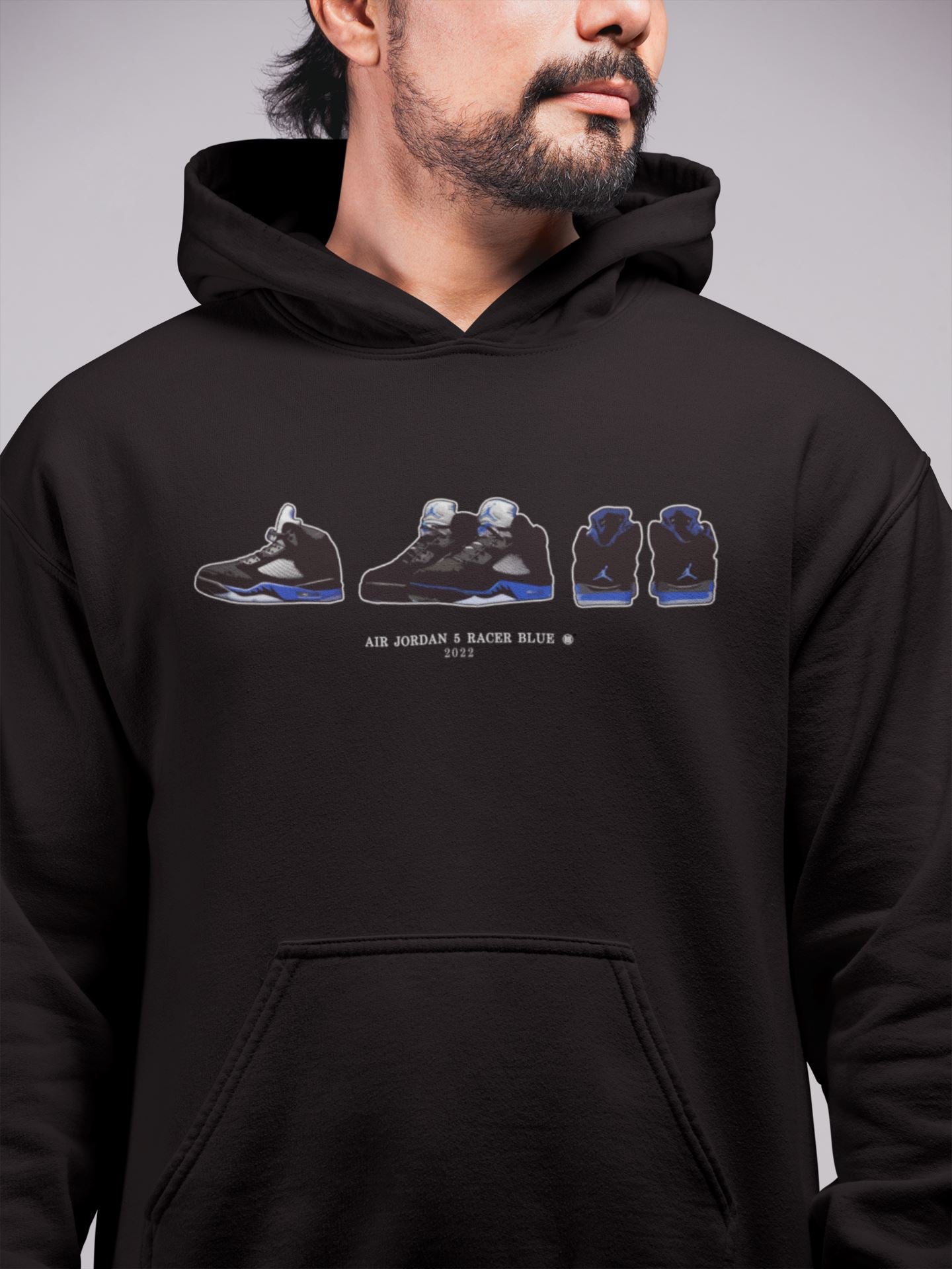 snkmatch Prelude Unisex Tops - Air Jordan 5 Racer Blue