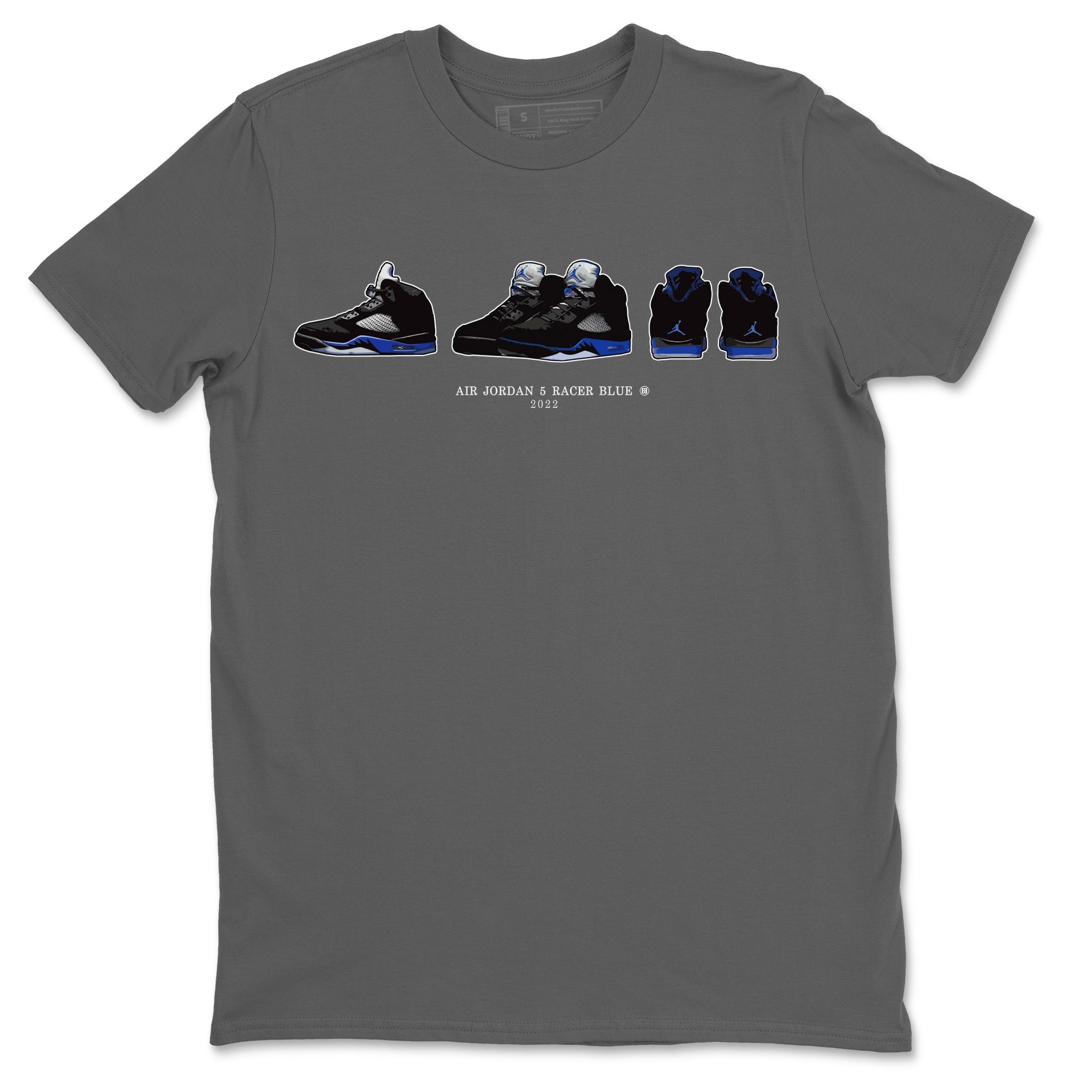 snkmatch Prelude Unisex Tops - Air Jordan 5 Racer Blue