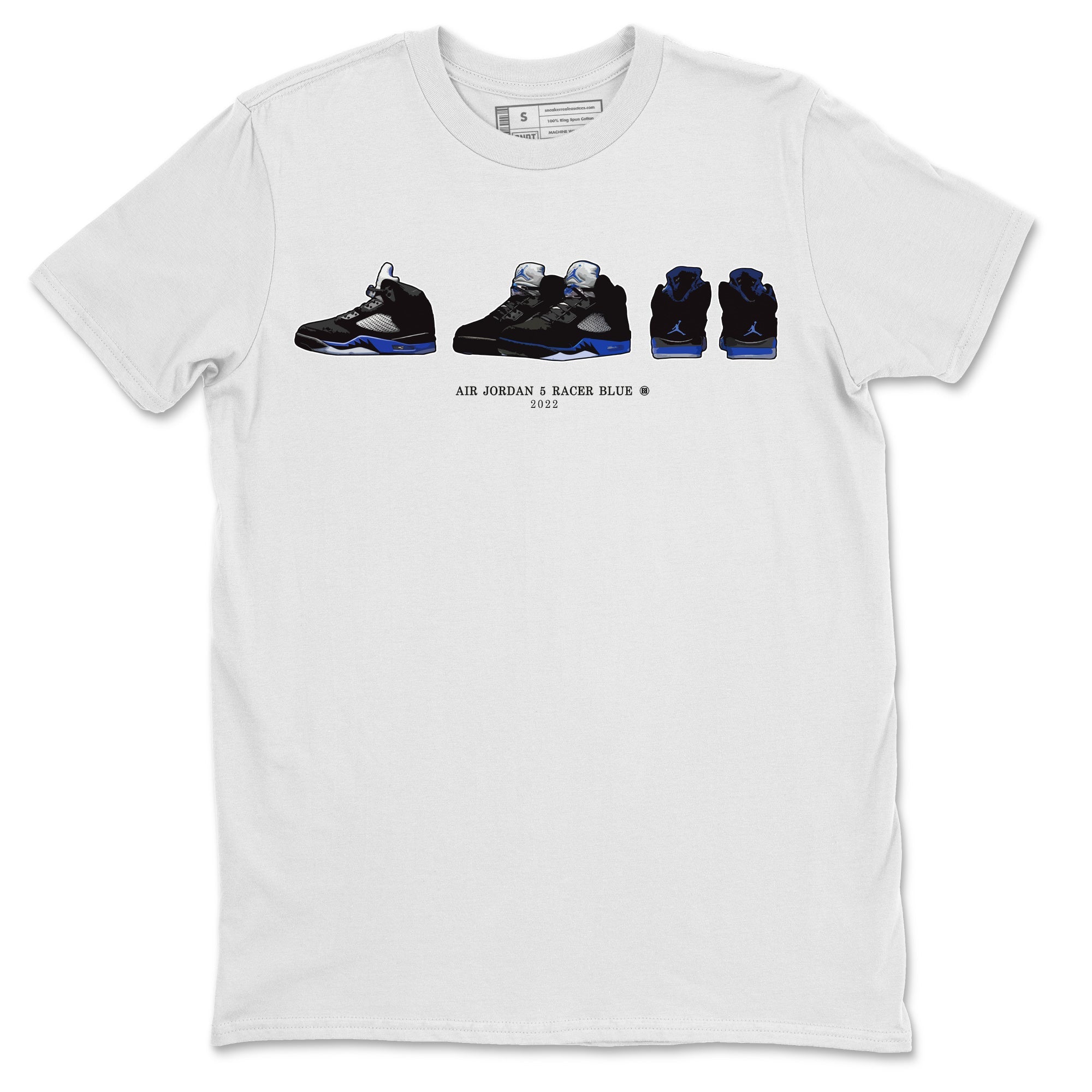 snkmatch Prelude Unisex Tops - Air Jordan 5 Racer Blue