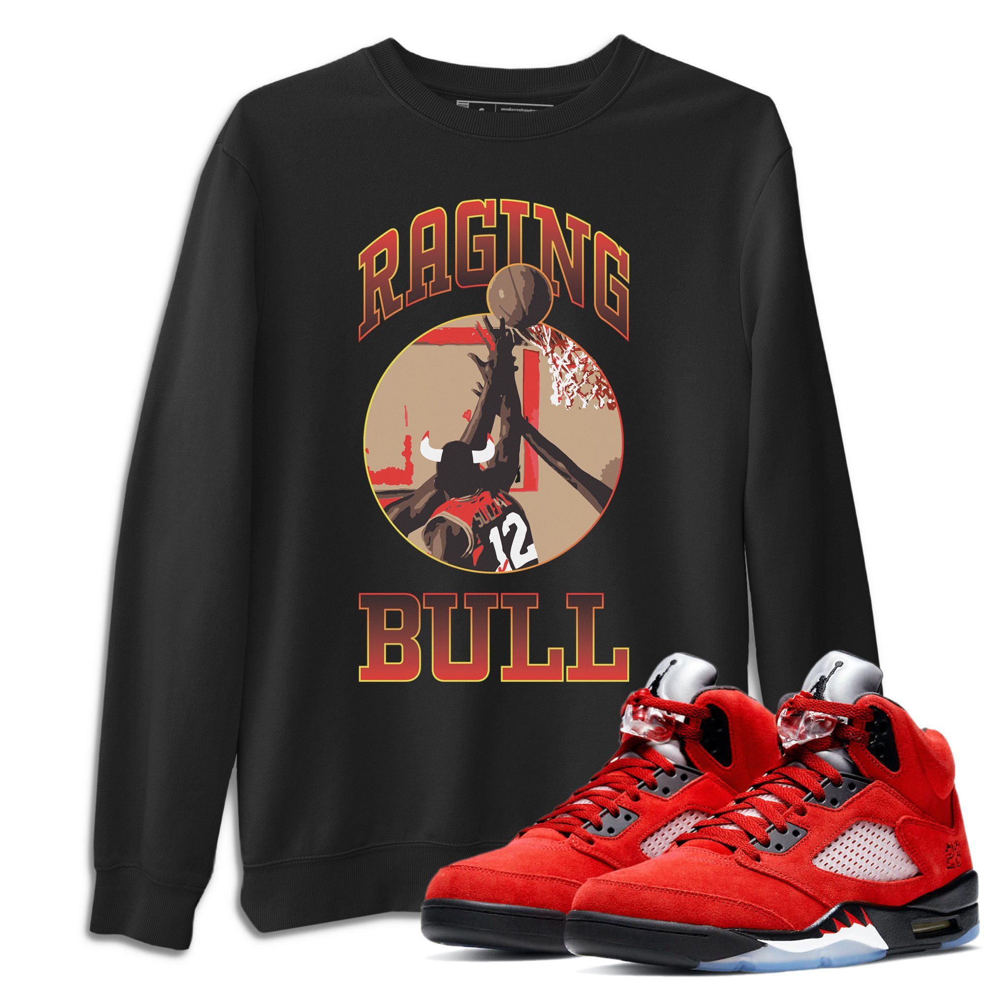Raging Unisex Tops - Air Jordan 5 Raging Bull