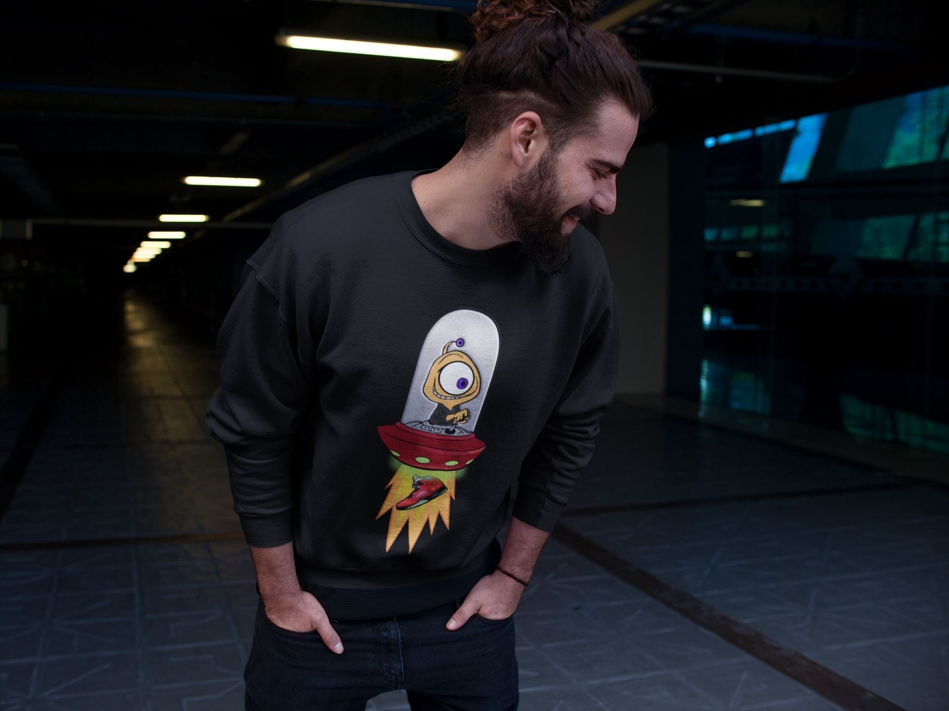 Alien Unisex Tops - Air Jordan 5 What The