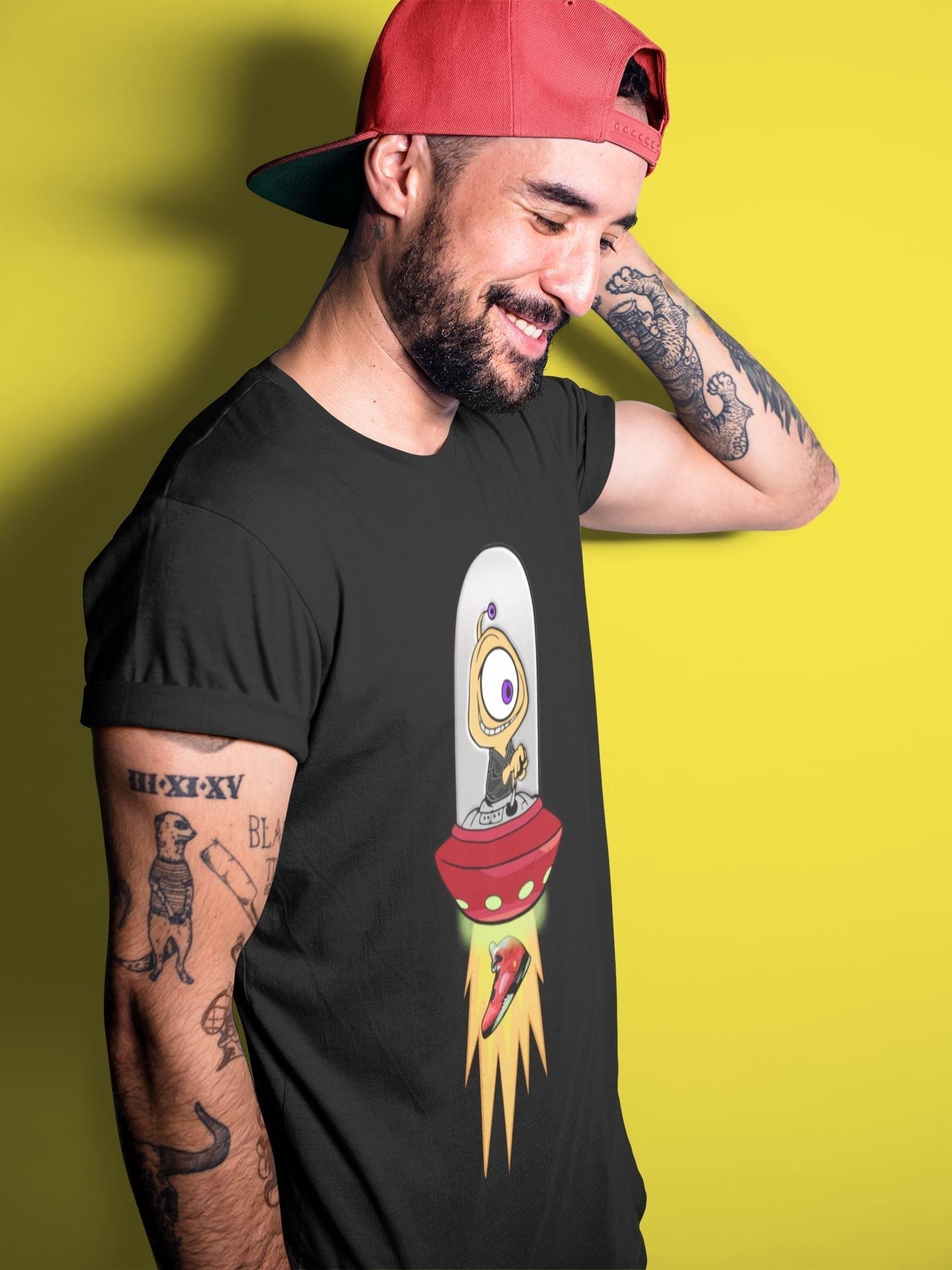 Alien Unisex Tops - Air Jordan 5 What The