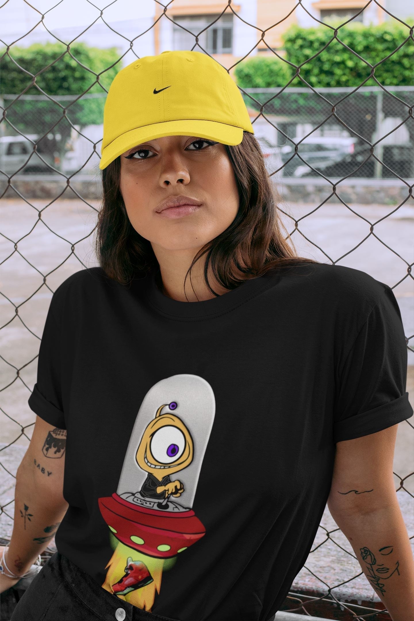 Alien Unisex Tops - Air Jordan 5 What The