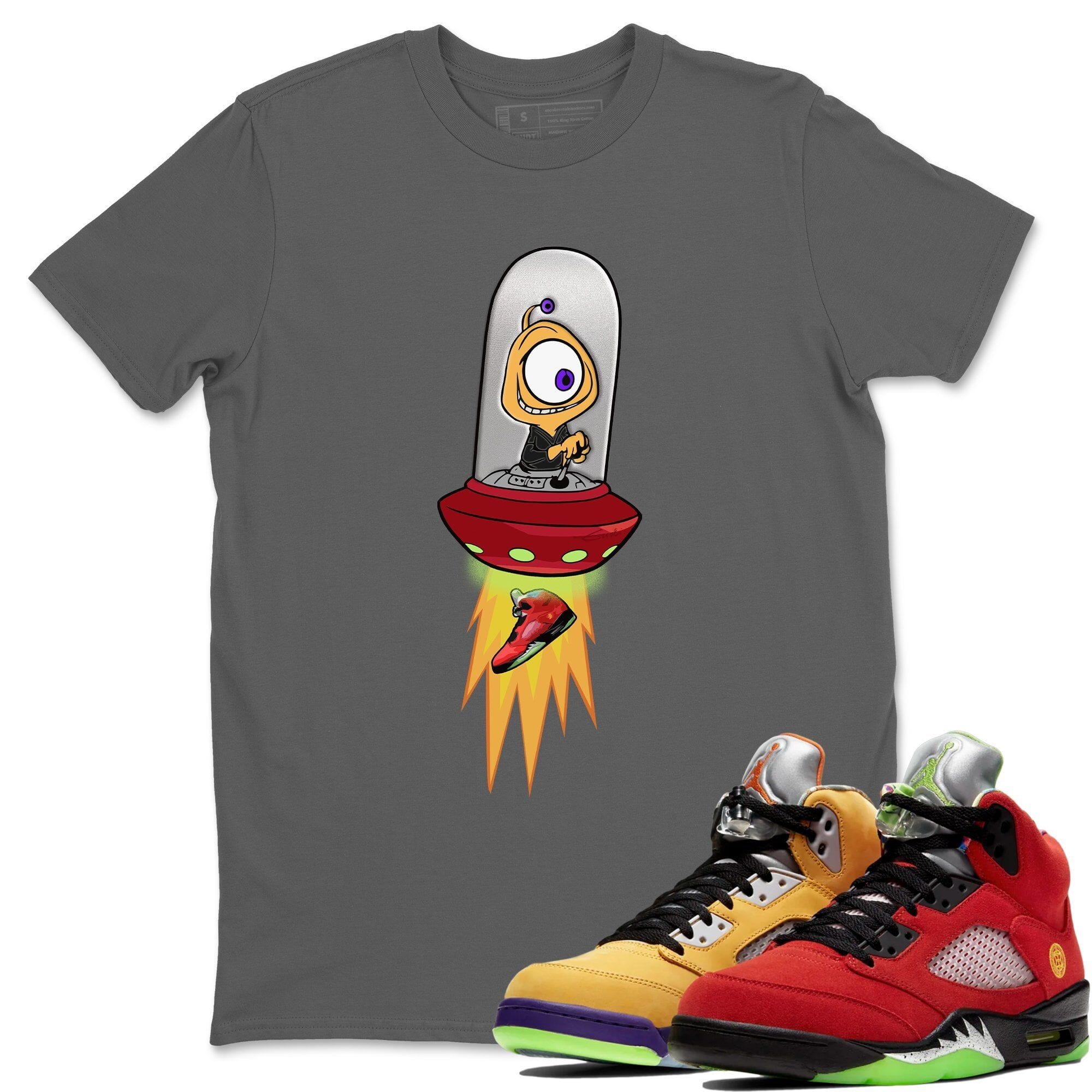 Alien Unisex Tops - Air Jordan 5 What The