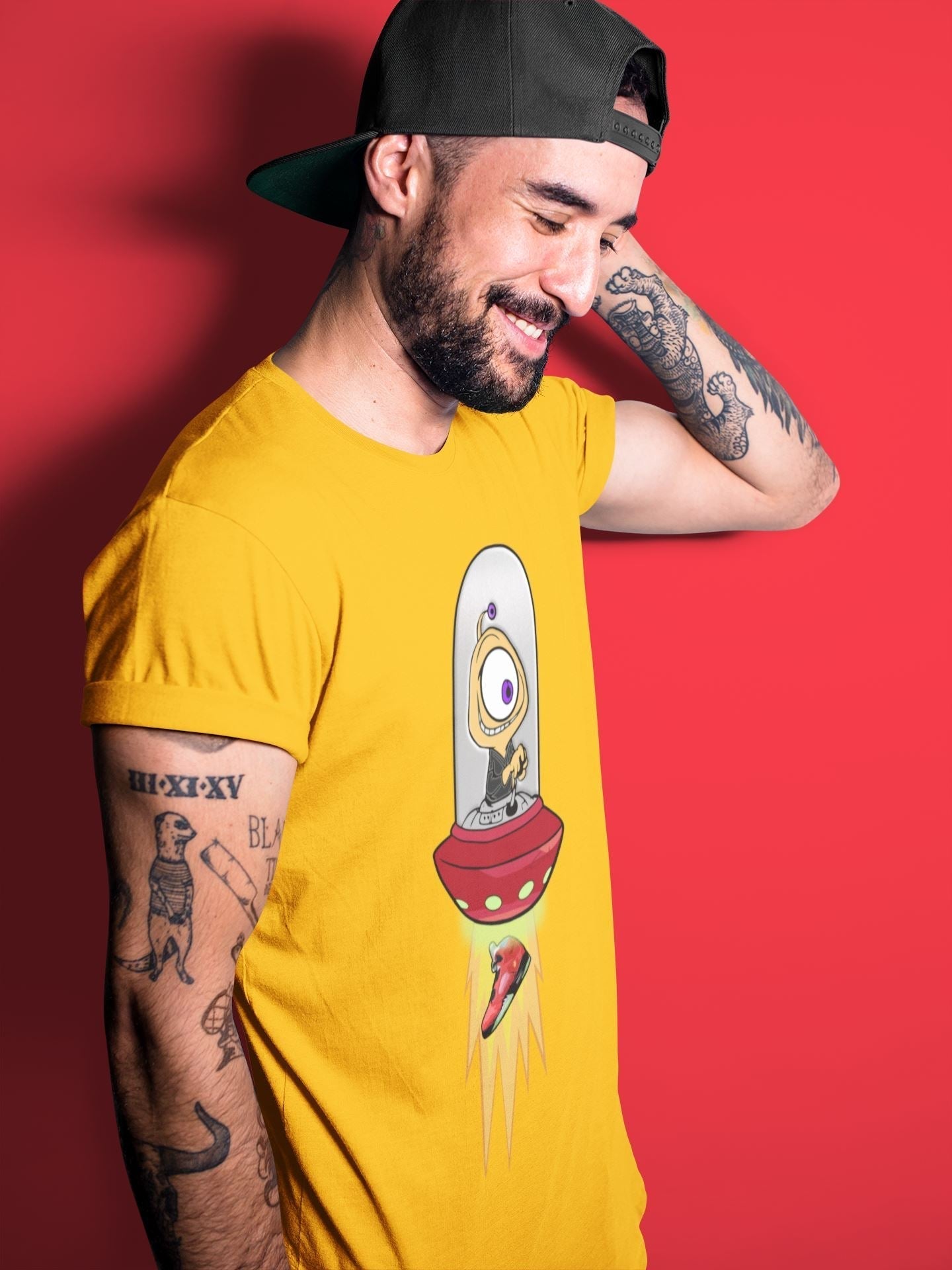 Alien Unisex Tops - Air Jordan 5 What The