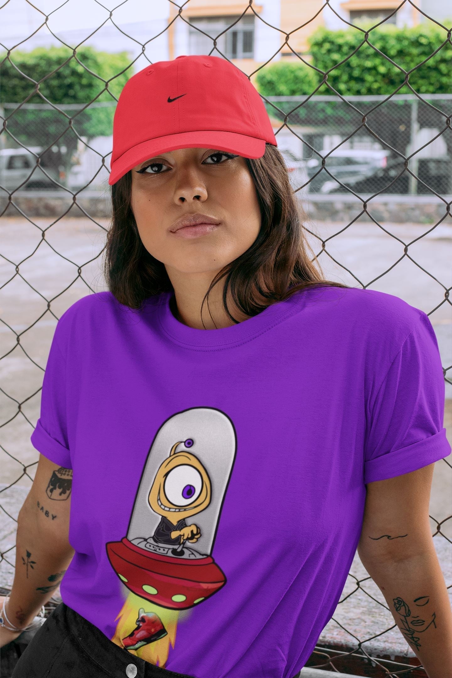 Alien Unisex Tops - Air Jordan 5 What The