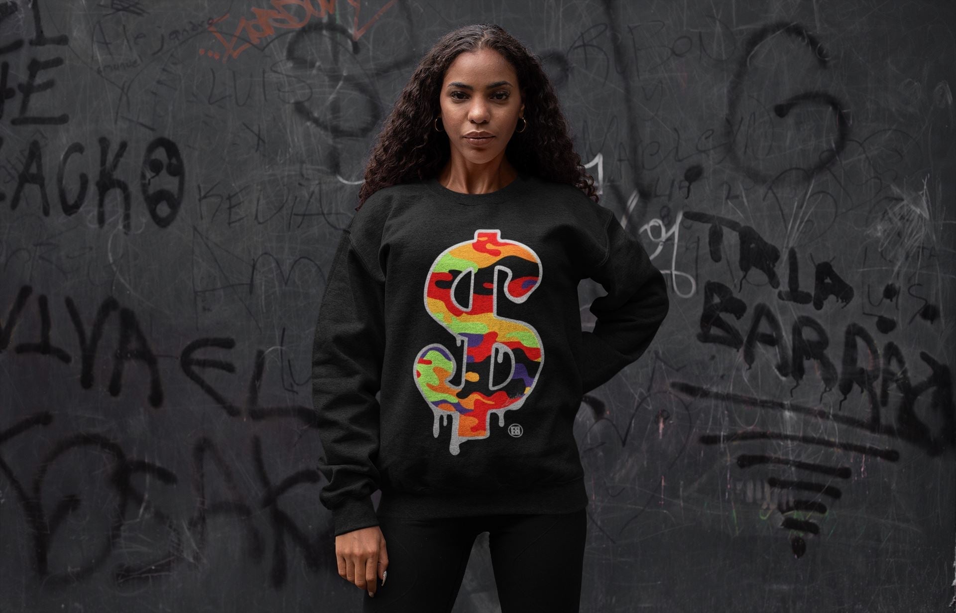 Dollar Camo Unisex Tops - Air Jordan 5 What The