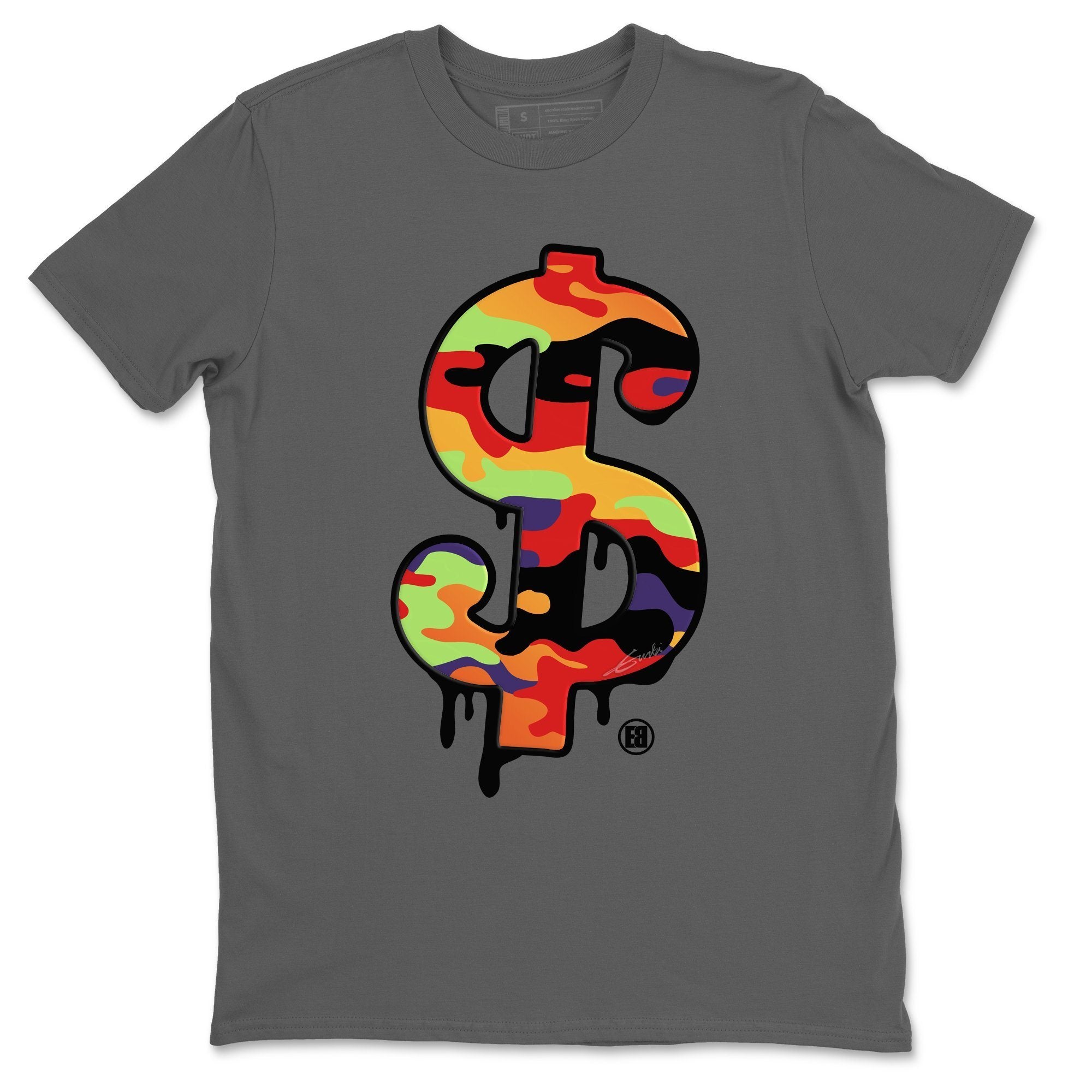 Dollar Camo Unisex Tops - Air Jordan 5 What The