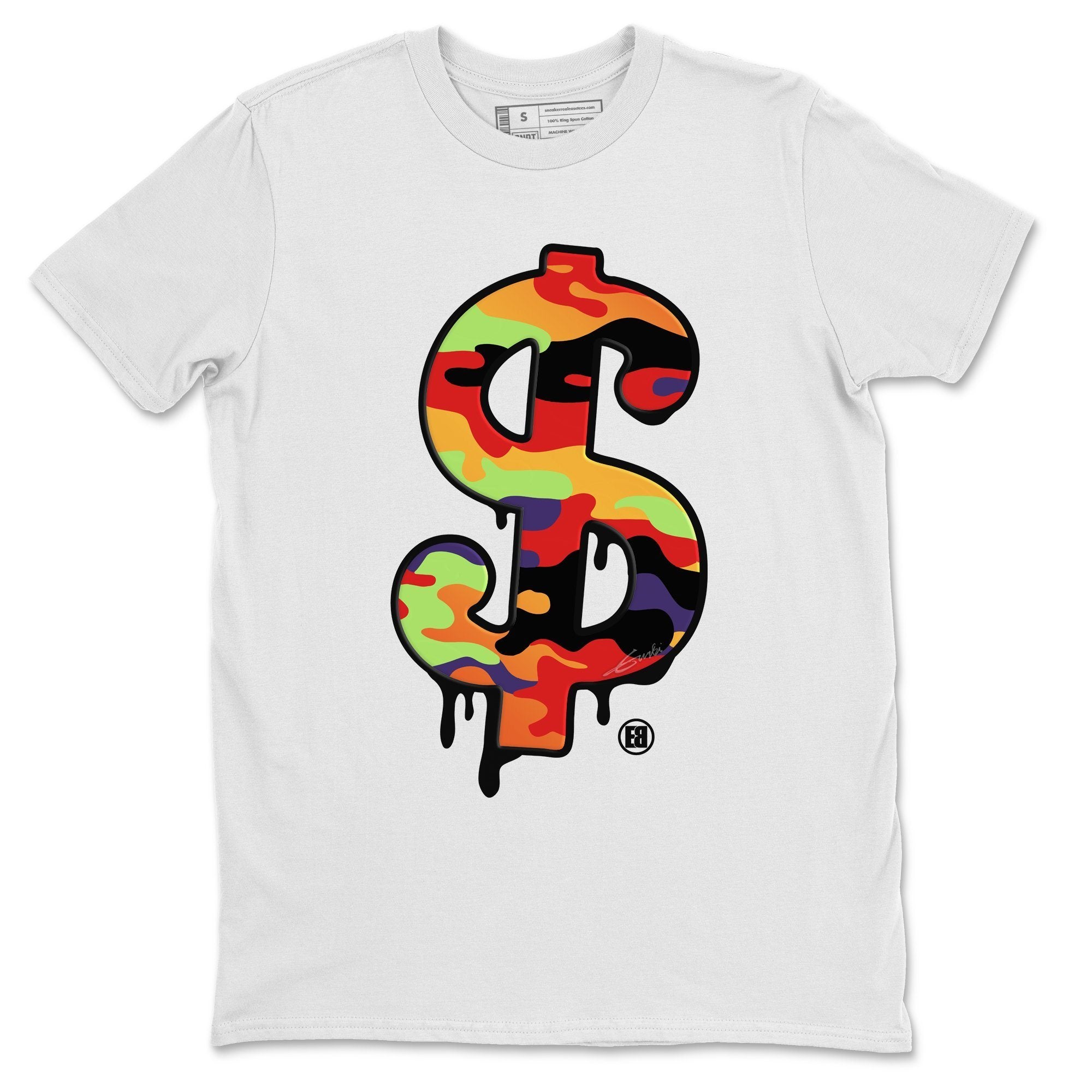 Dollar Camo Unisex Tops - Air Jordan 5 What The