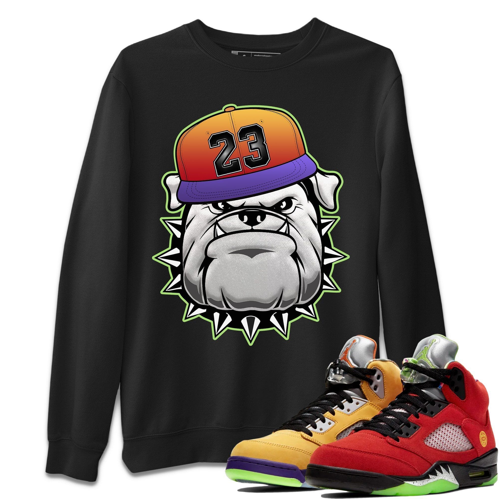 English Bulldog Unisex Tops - Air Jordan 5 What The