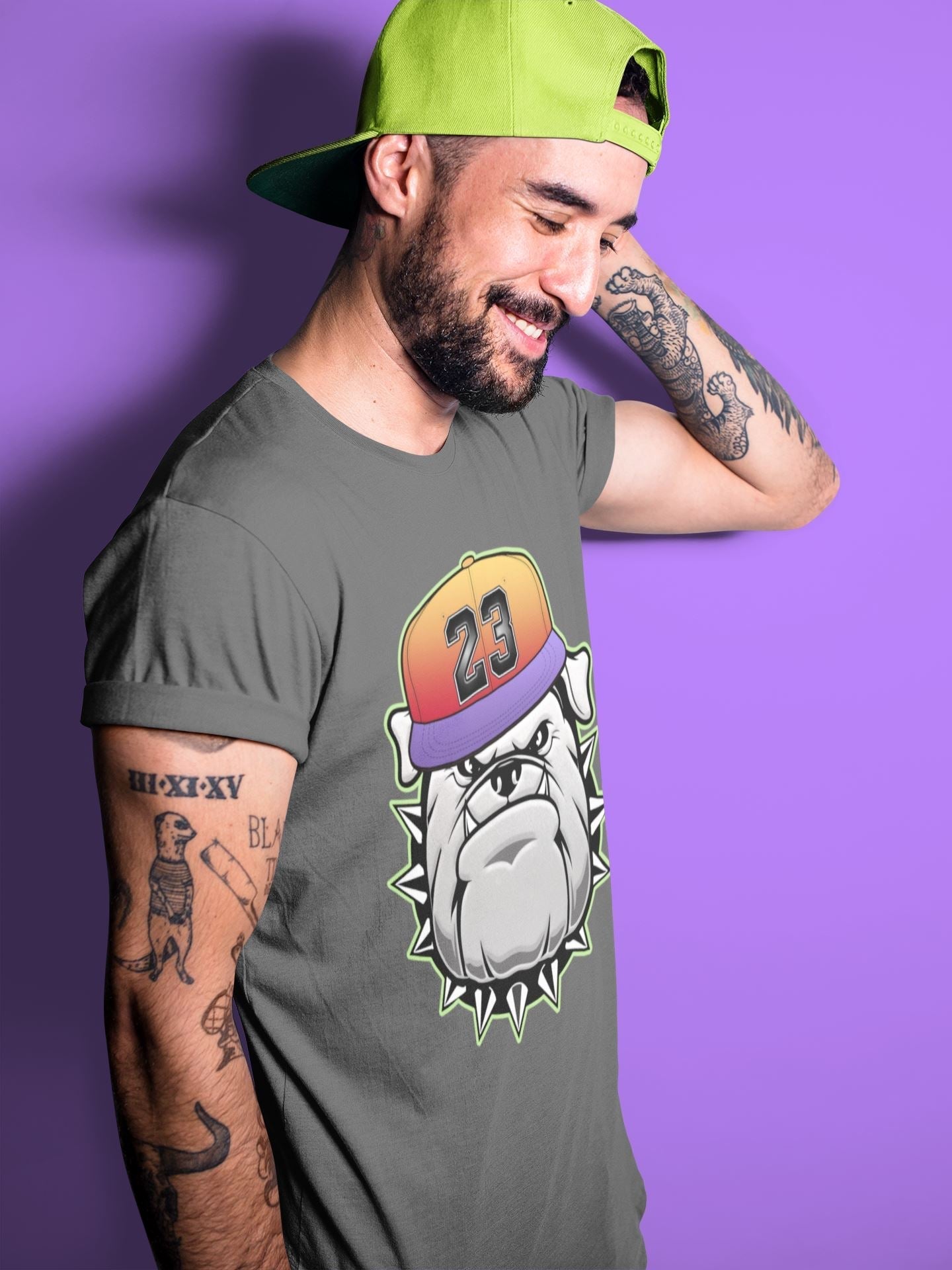 English Bulldog Unisex Tops - Air Jordan 5 What The