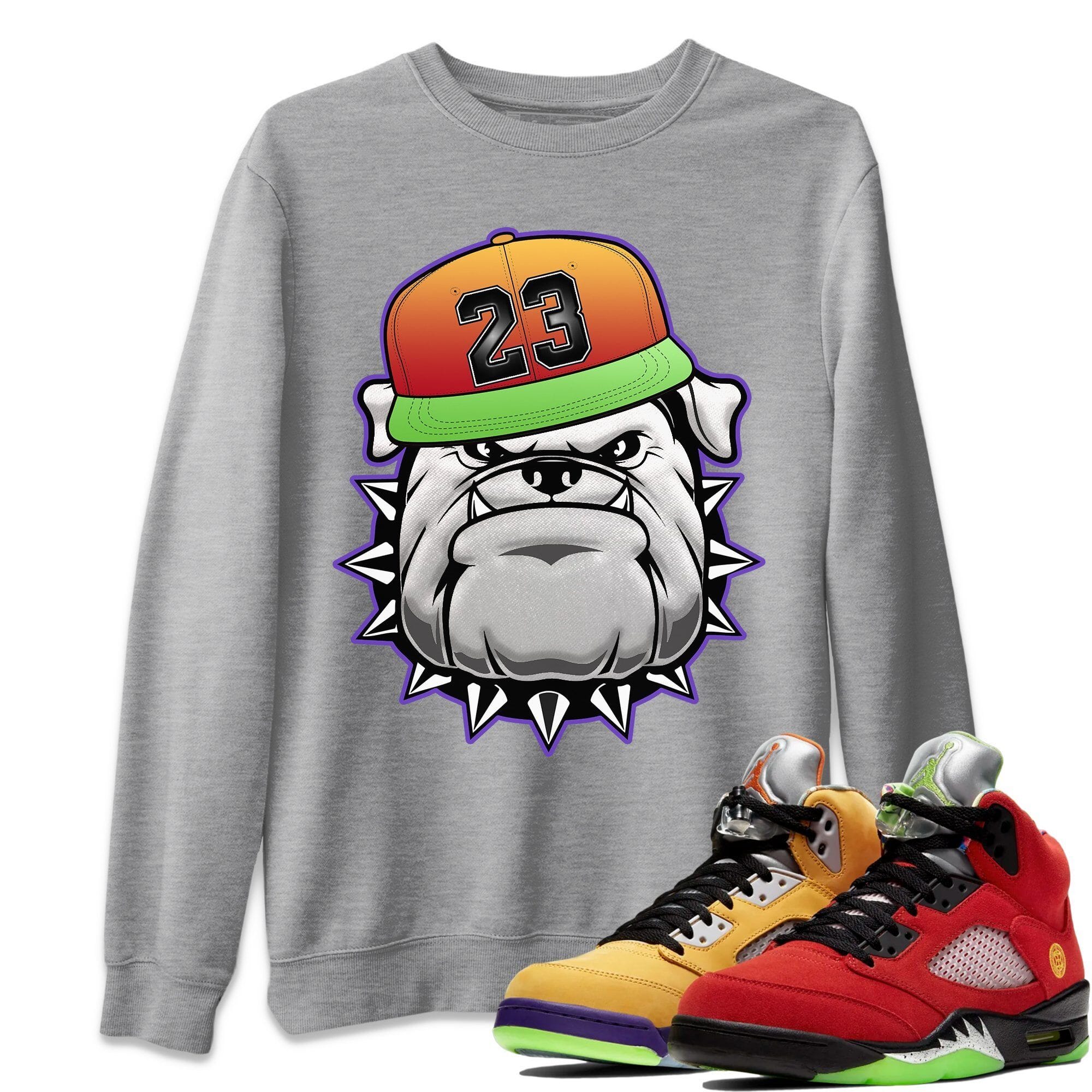 English Bulldog Unisex Tops - Air Jordan 5 What The