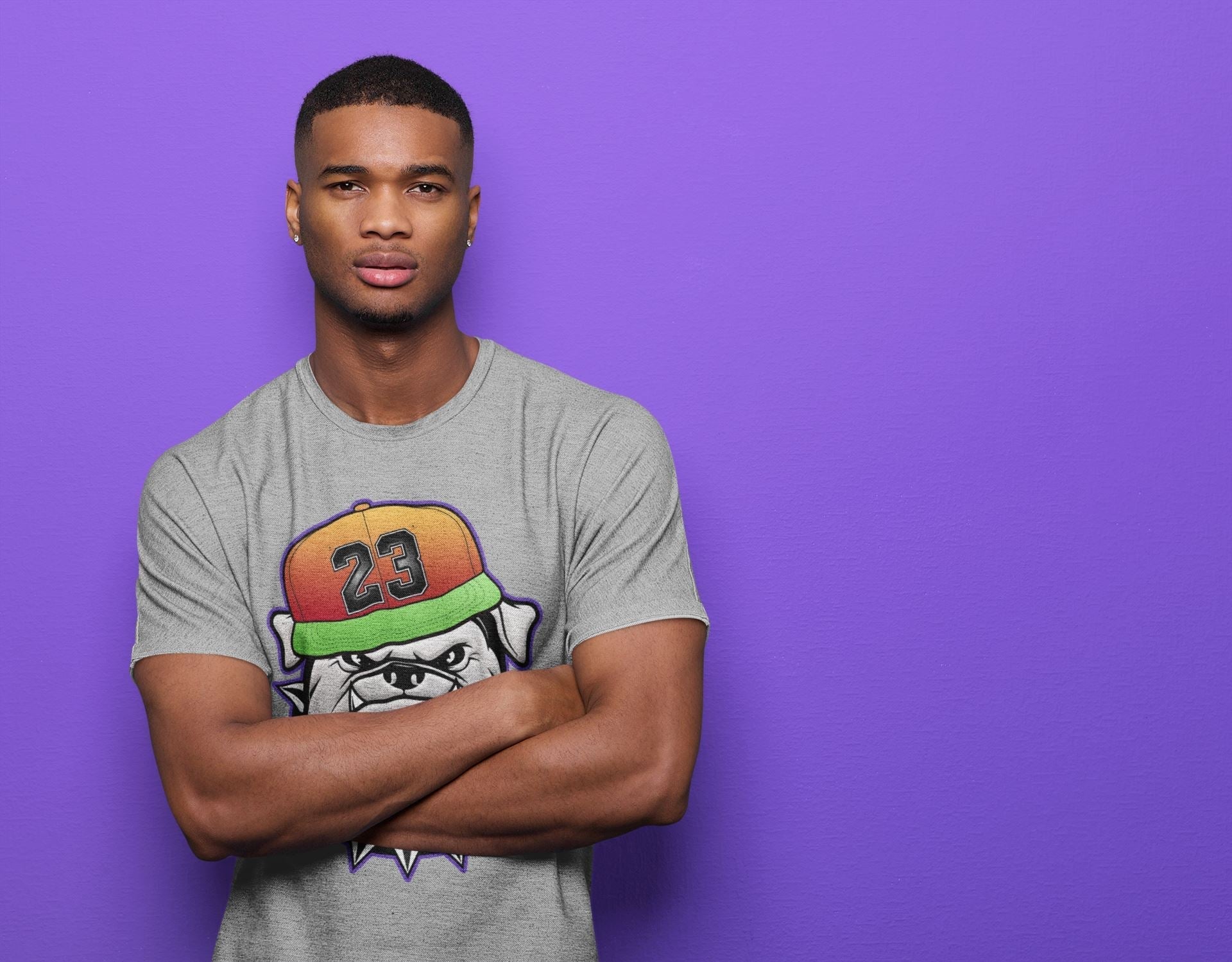 English Bulldog Unisex Tops - Air Jordan 5 What The