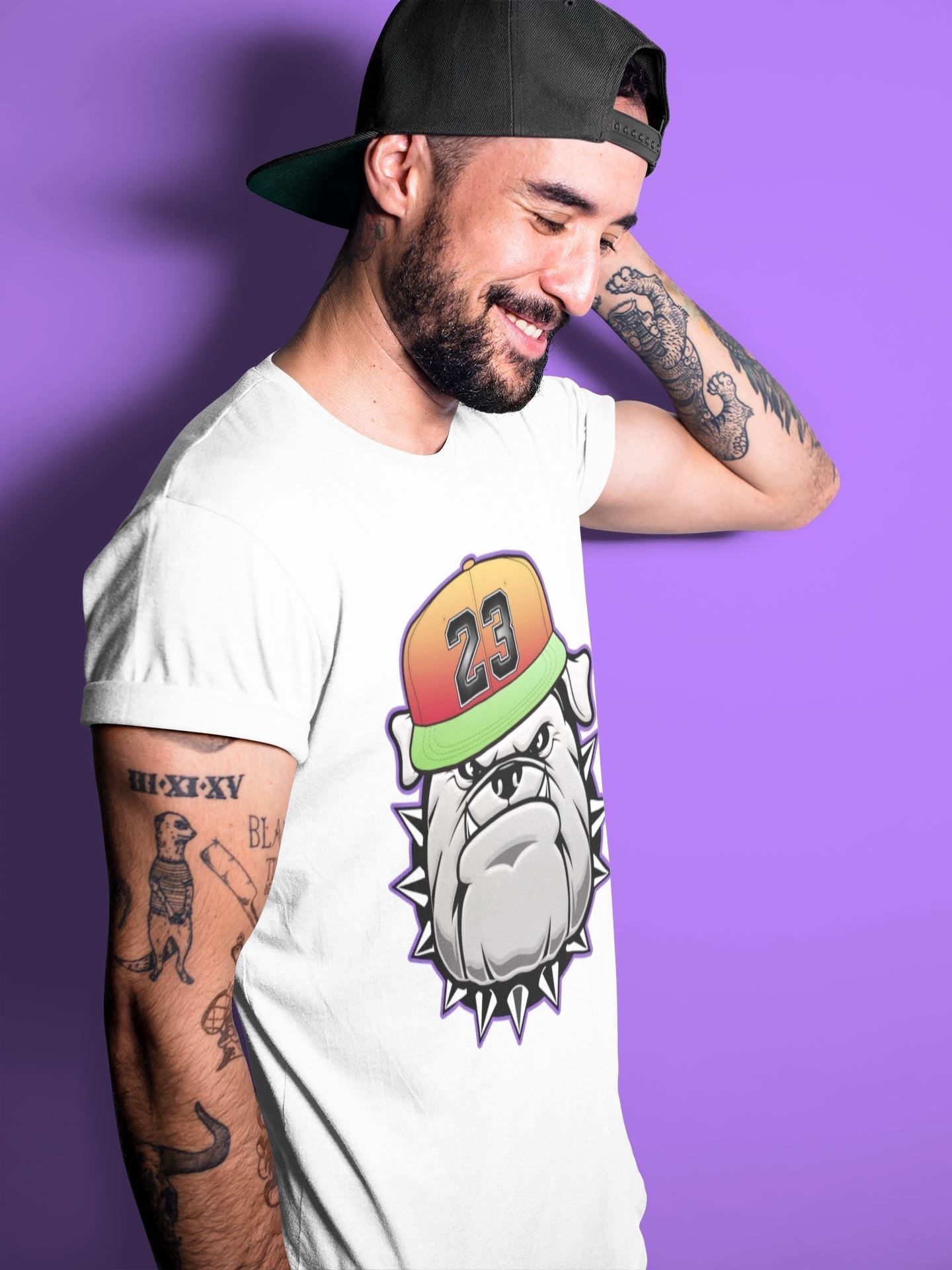 English Bulldog Unisex Tops - Air Jordan 5 What The