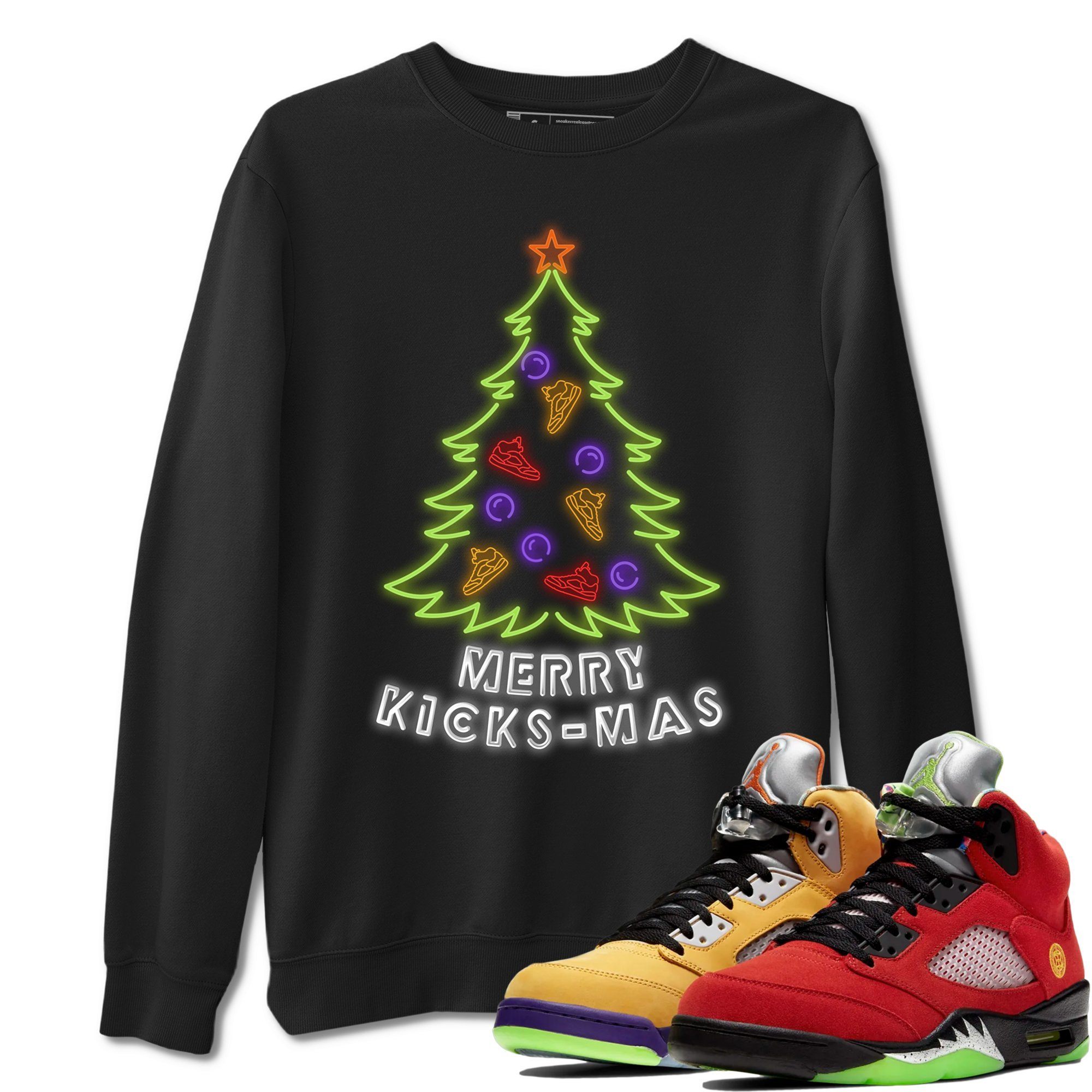 Kickmas Unisex Tops - Air Jordan 5 What The