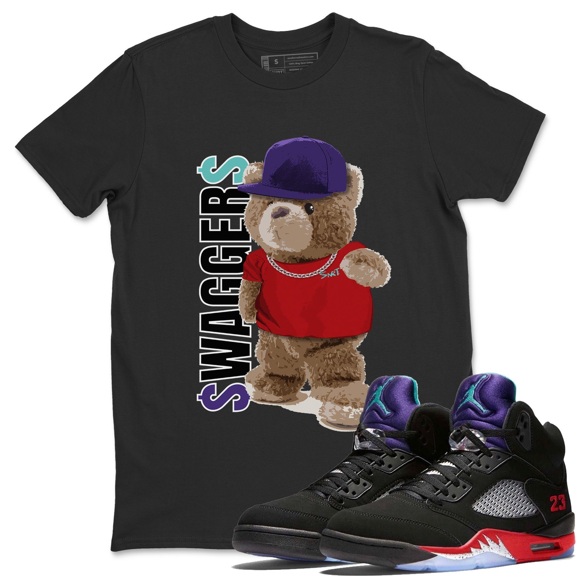Bear Swaggers Unisex Tops - Air Jordan 5 Top 3