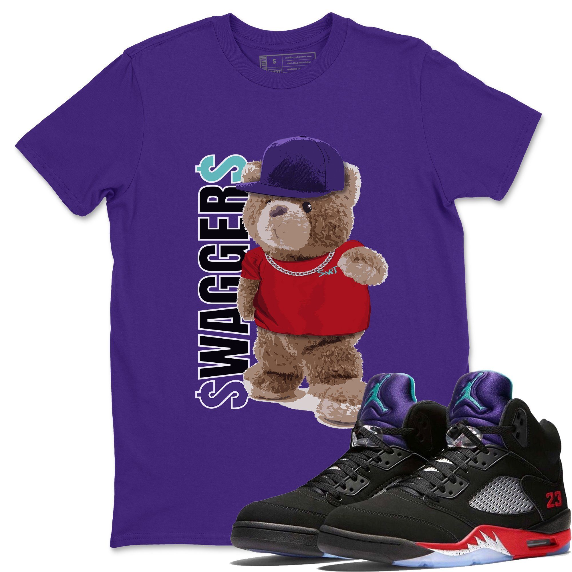 Bear Swaggers Unisex Tops - Air Jordan 5 Top 3