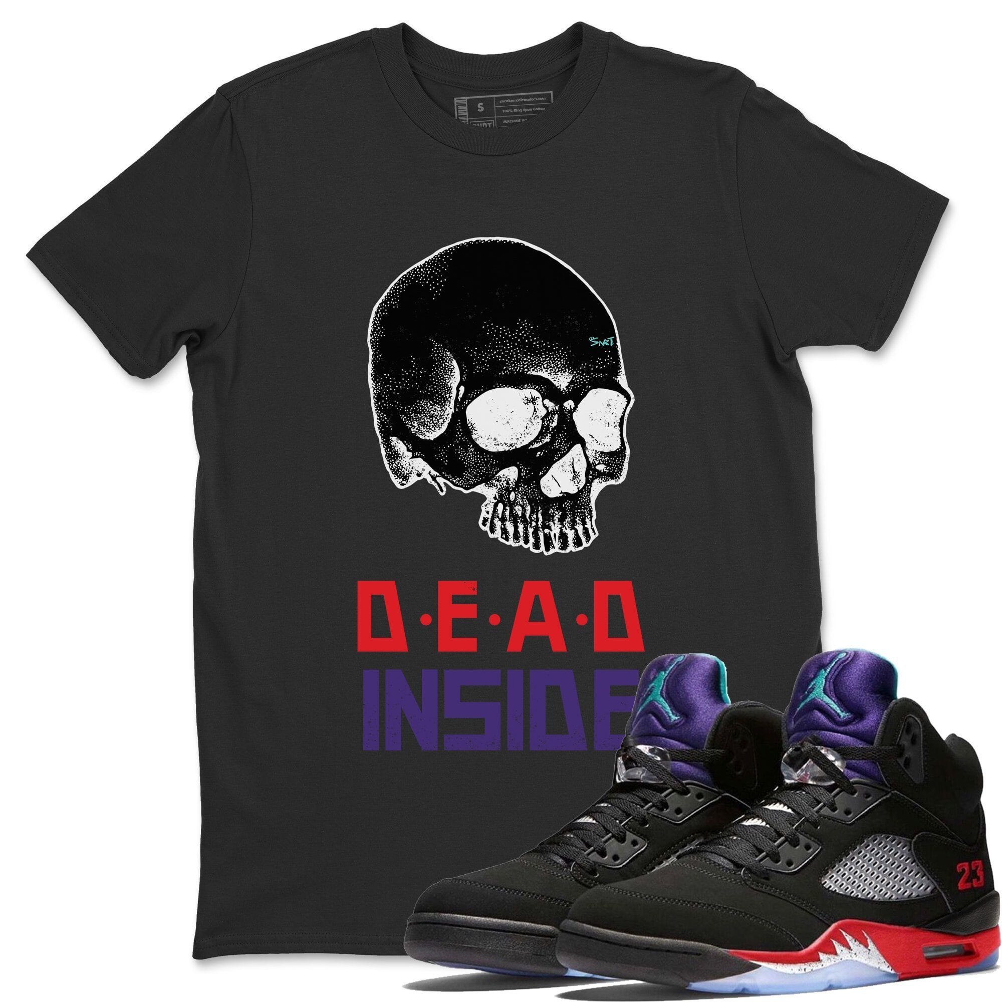 Skull Dead Inside Unisex Tops - Air Jordan 5 Top 3