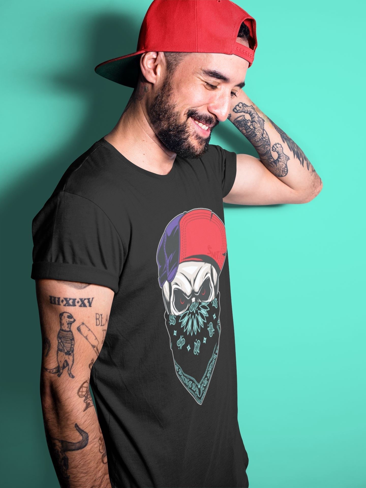 Skull Hat Mask Unisex Tops - Air Jordan 5 Top 3