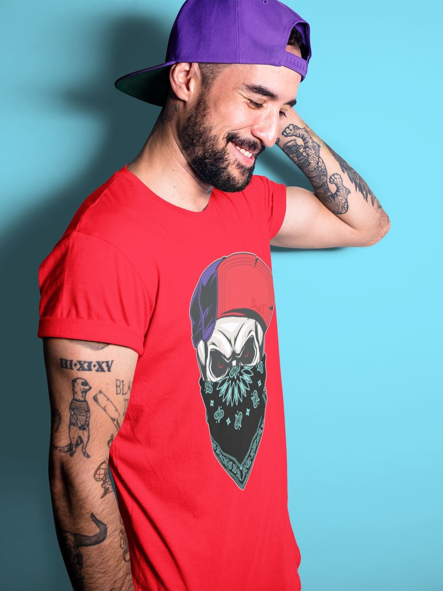 Skull Hat Mask Unisex Tops - Air Jordan 5 Top 3