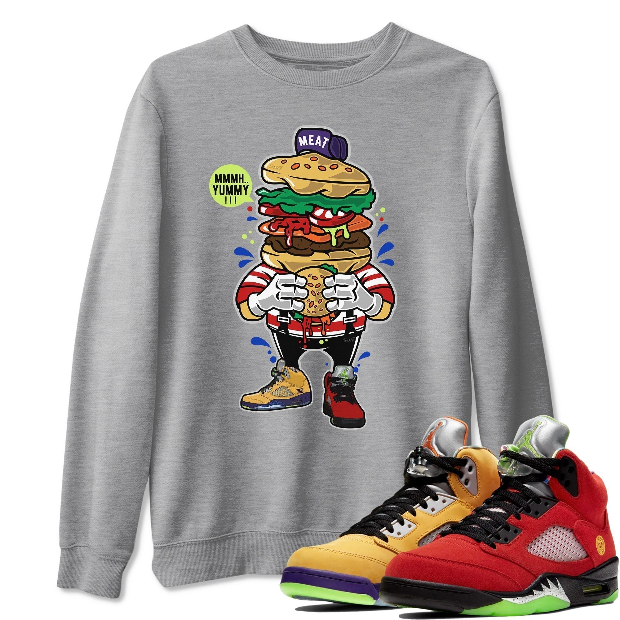 I Love Burger Unisex Tops - Air Jordan 5 What The
