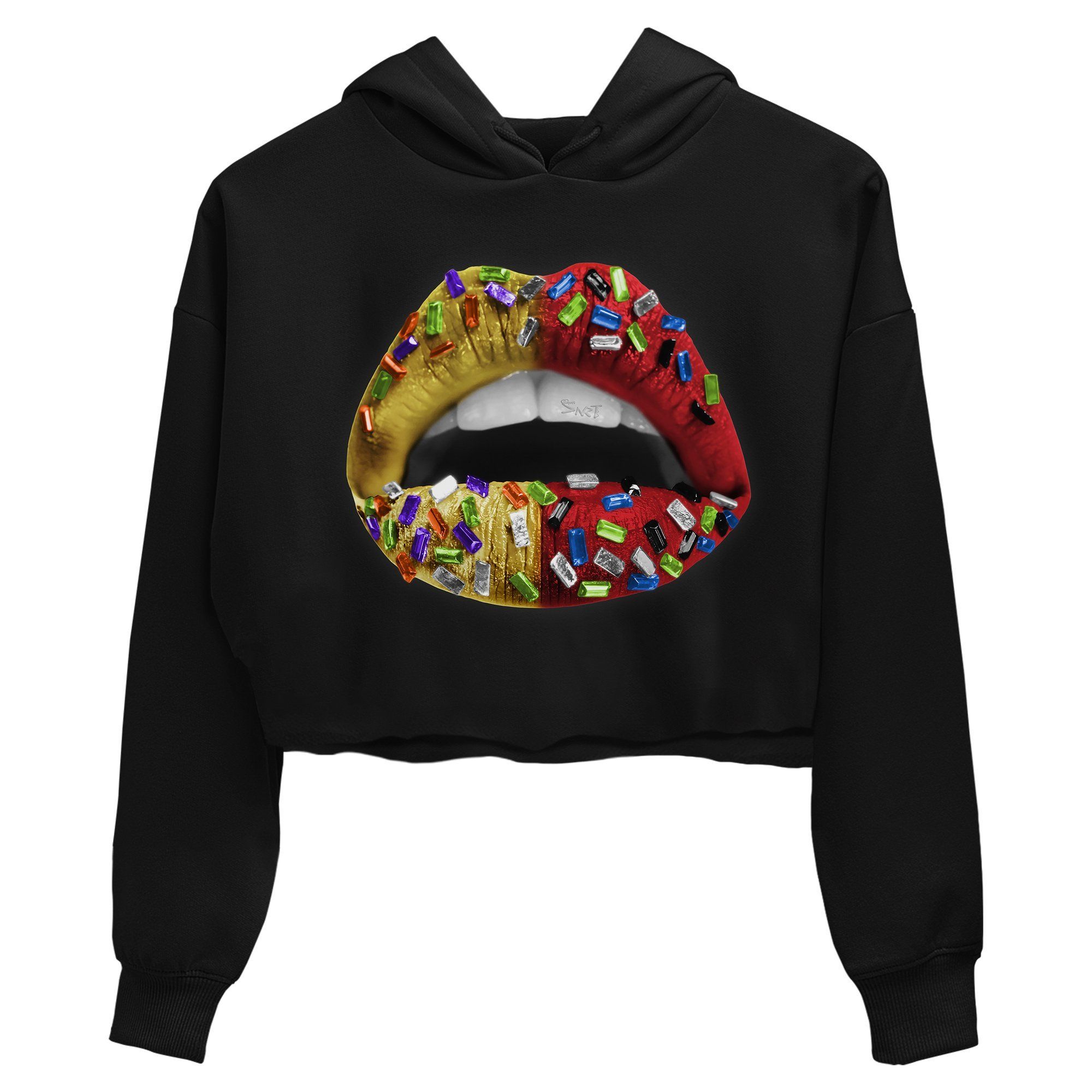 Lips Jewel Women's Tops - Air Jordan 5 What The