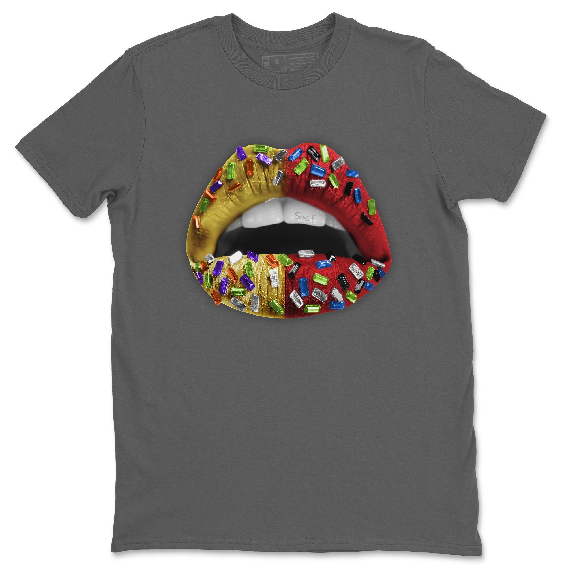 Lips Jewel Unisex Tops - Air Jordan 5 What The
