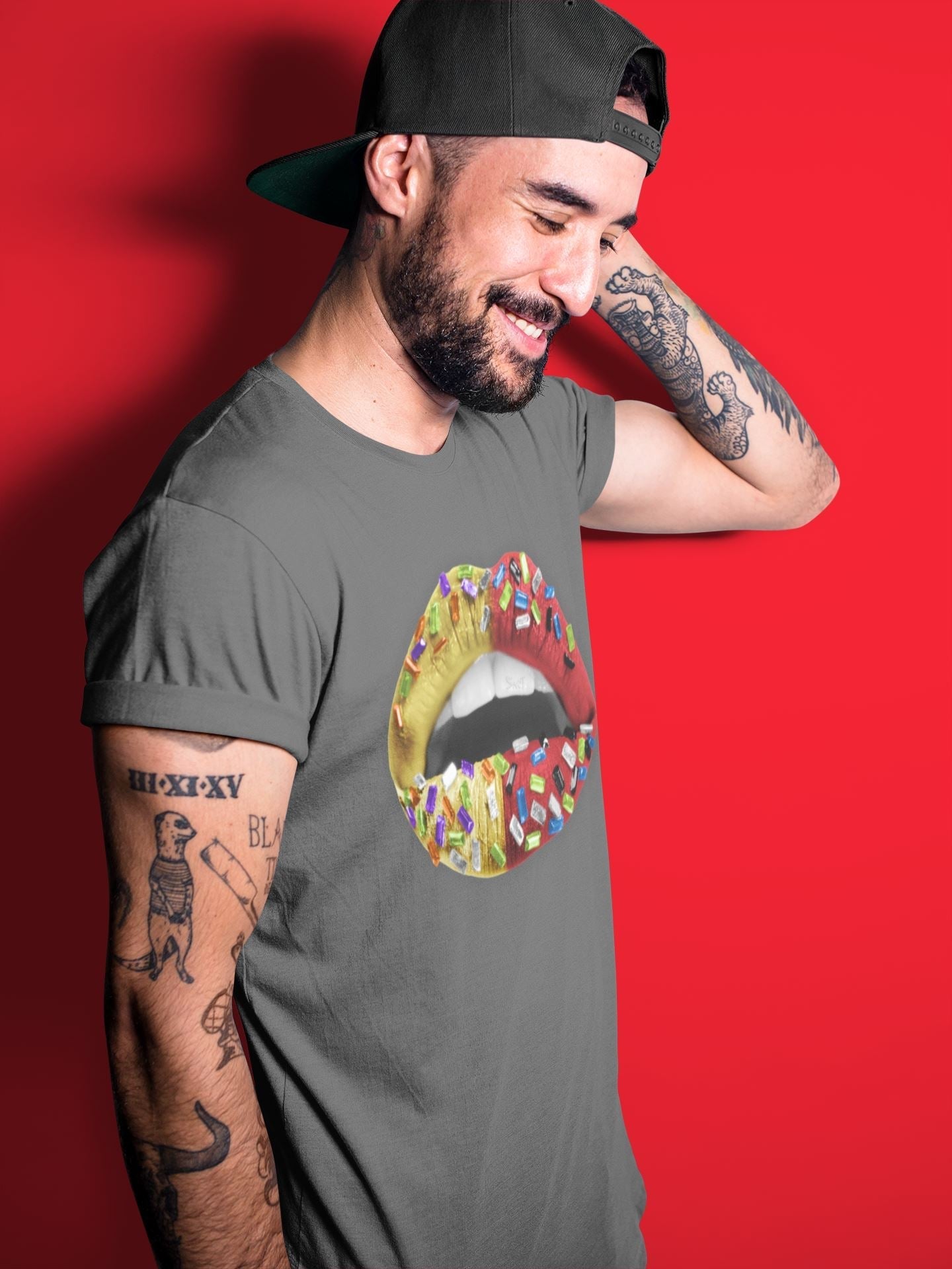 Lips Jewel Unisex Tops - Air Jordan 5 What The
