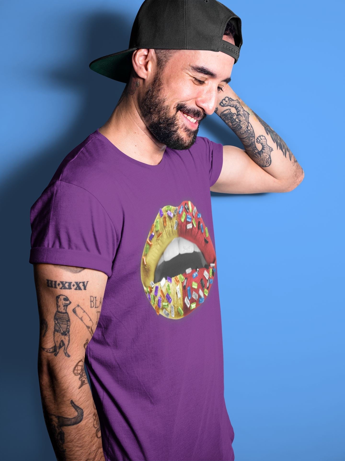Lips Jewel Unisex Tops - Air Jordan 5 What The