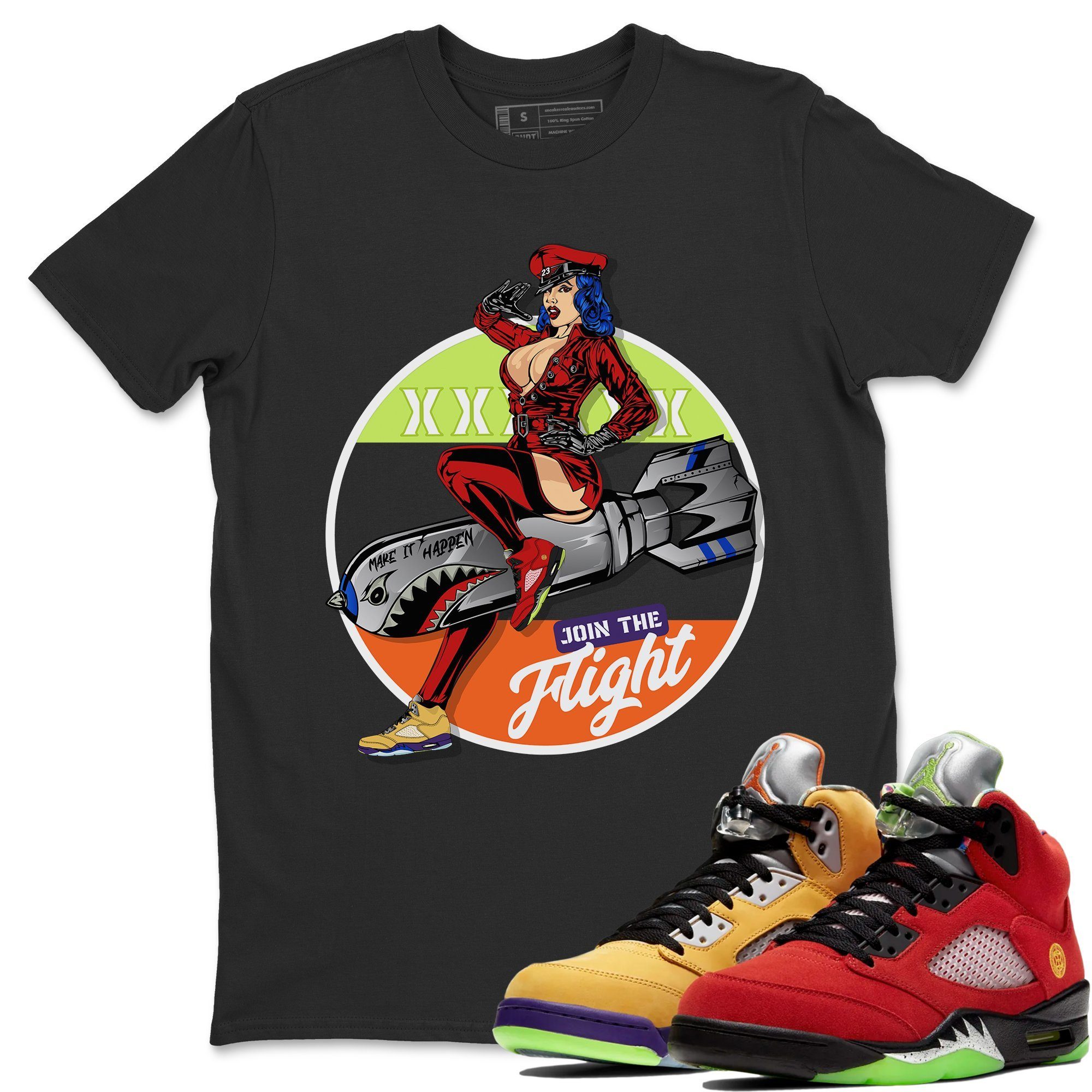 Pin Up Girl Unisex Tops - Air Jordan 5 What The