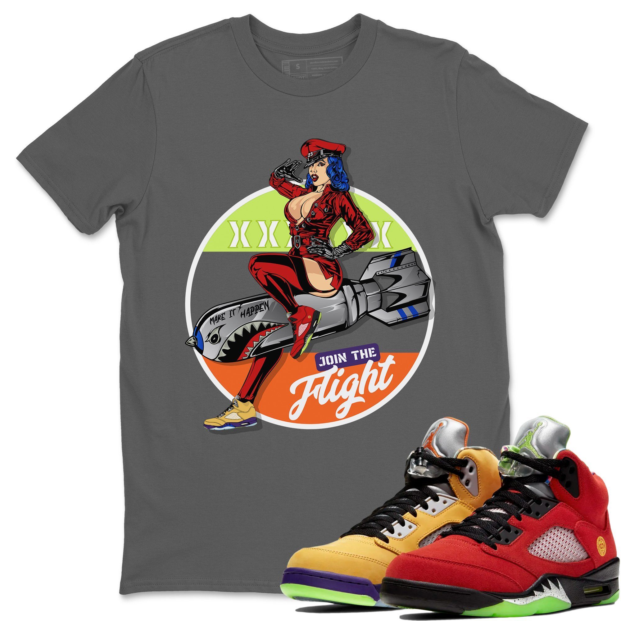 Pin Up Girl Unisex Tops - Air Jordan 5 What The