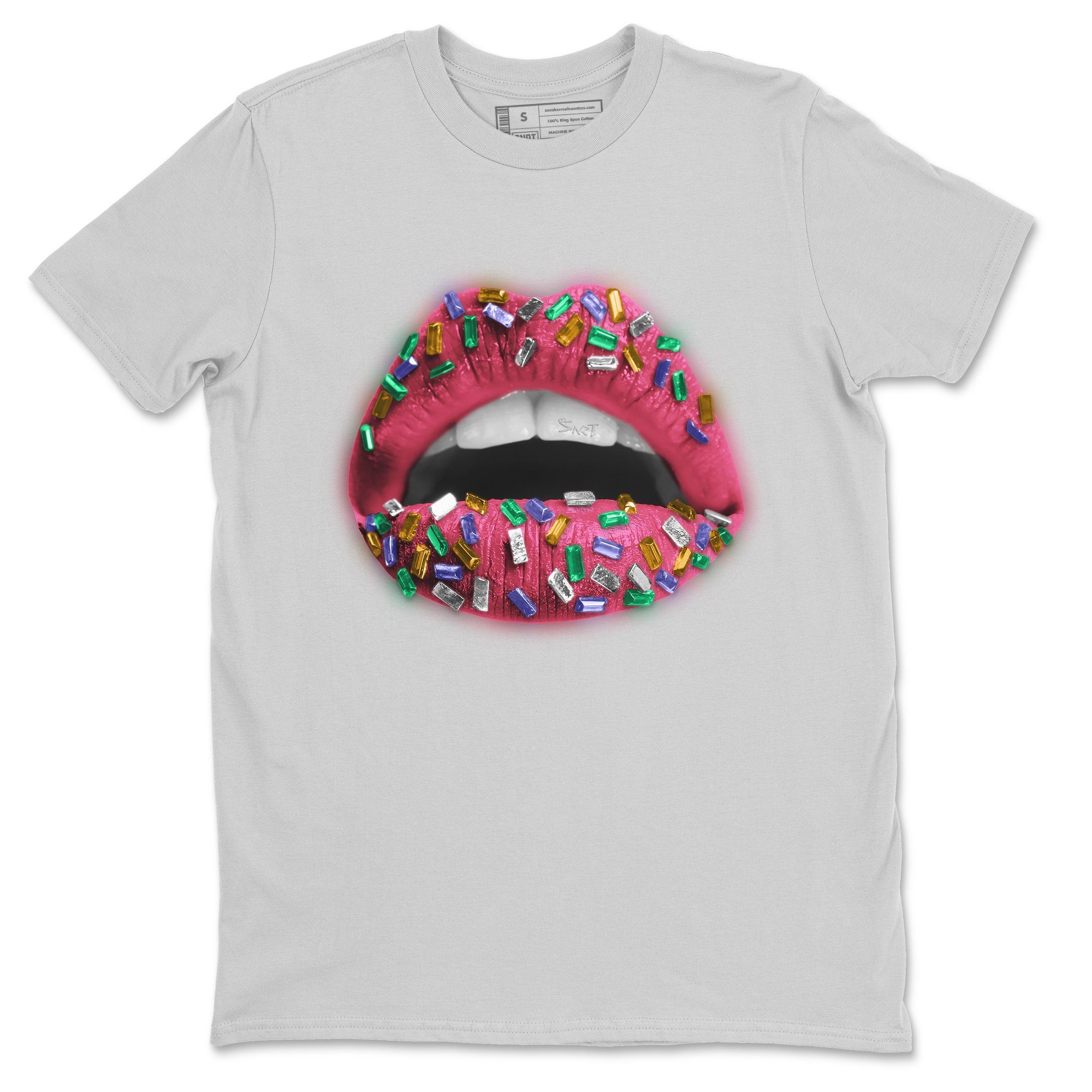 Lips Jewel Unisex Tops - Air Jordan 6 Hare