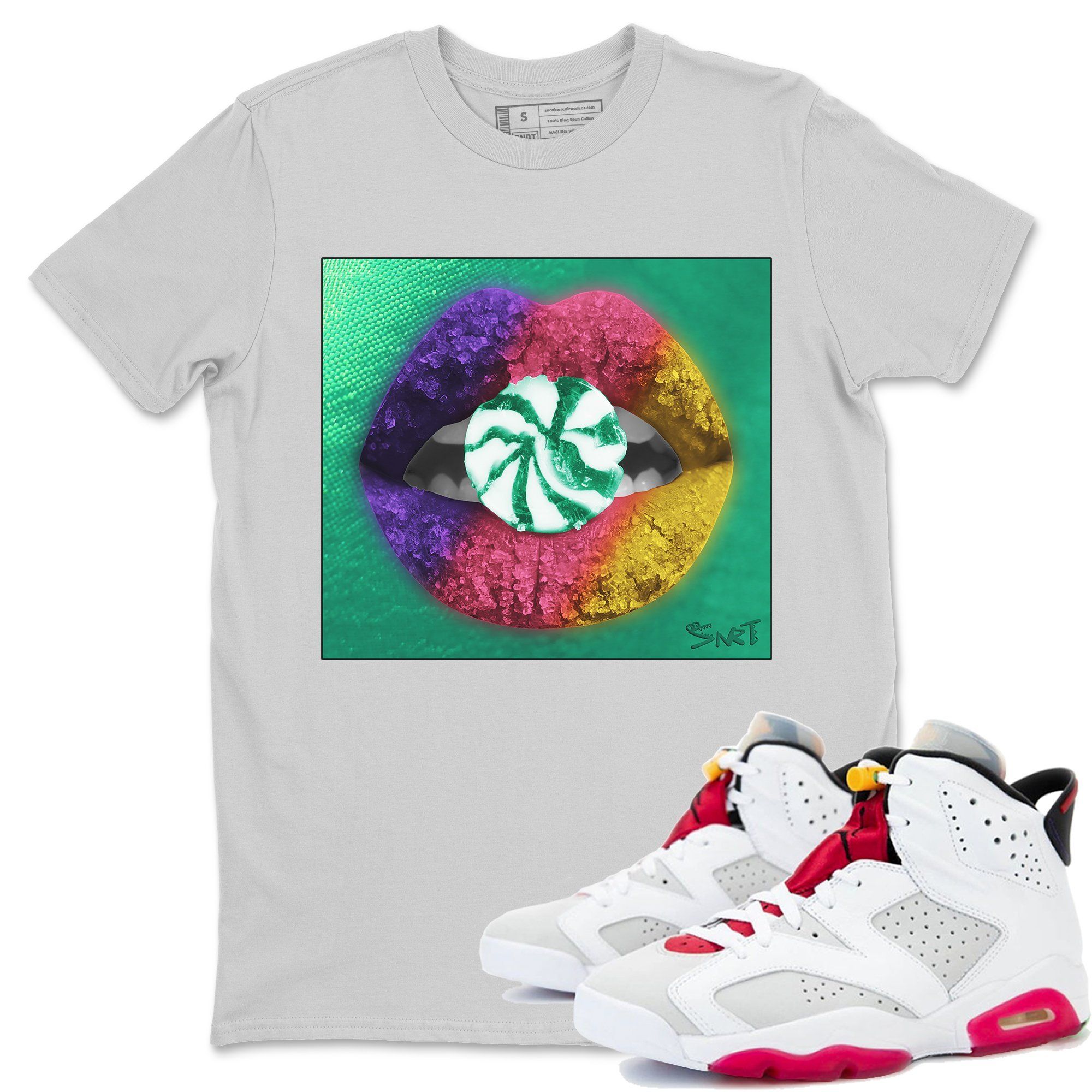 Lips Candy Unisex Tops - Air Jordan 6 Hare