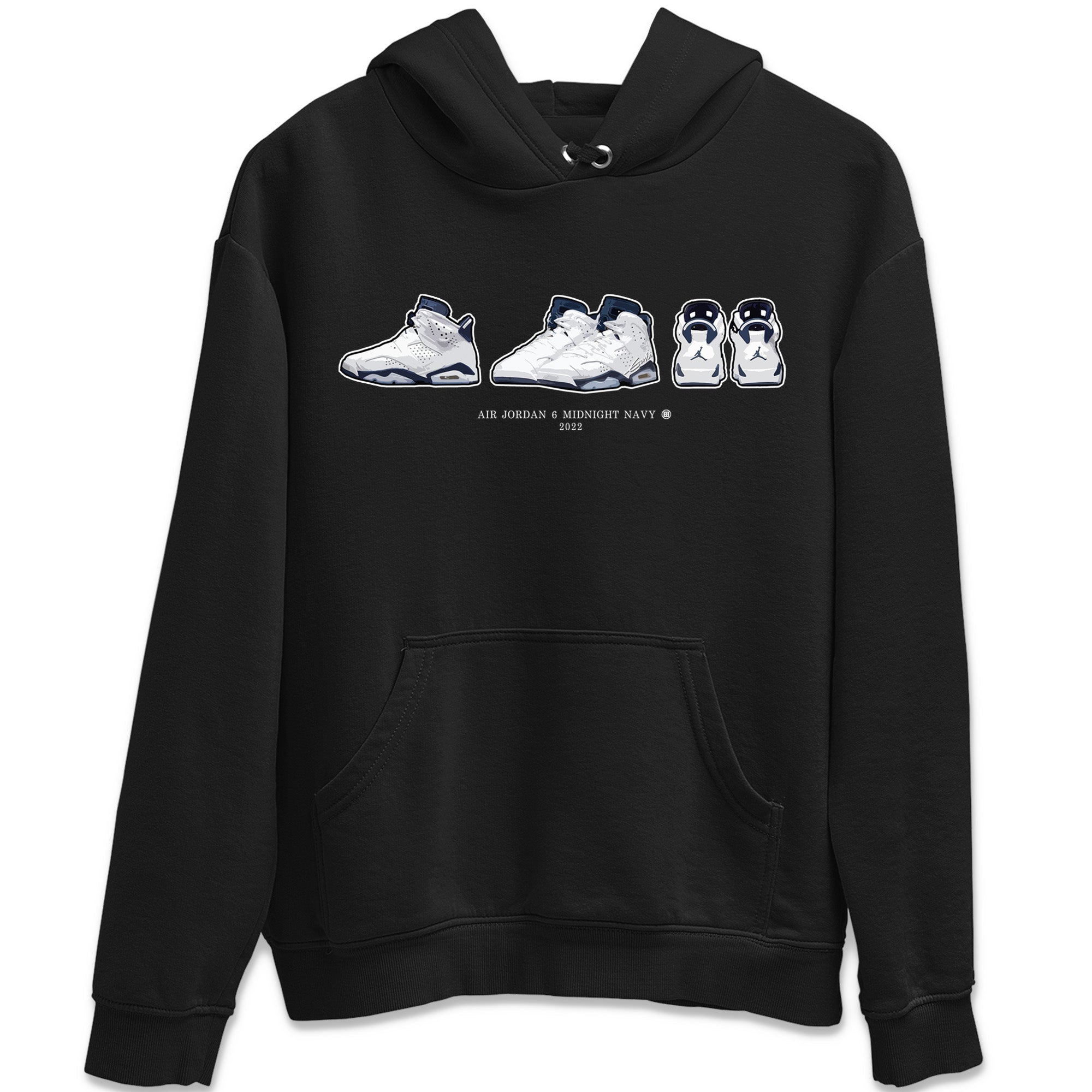 snkmatch Prelude Unisex Tops - Air Jordan 6 Midnight Navy